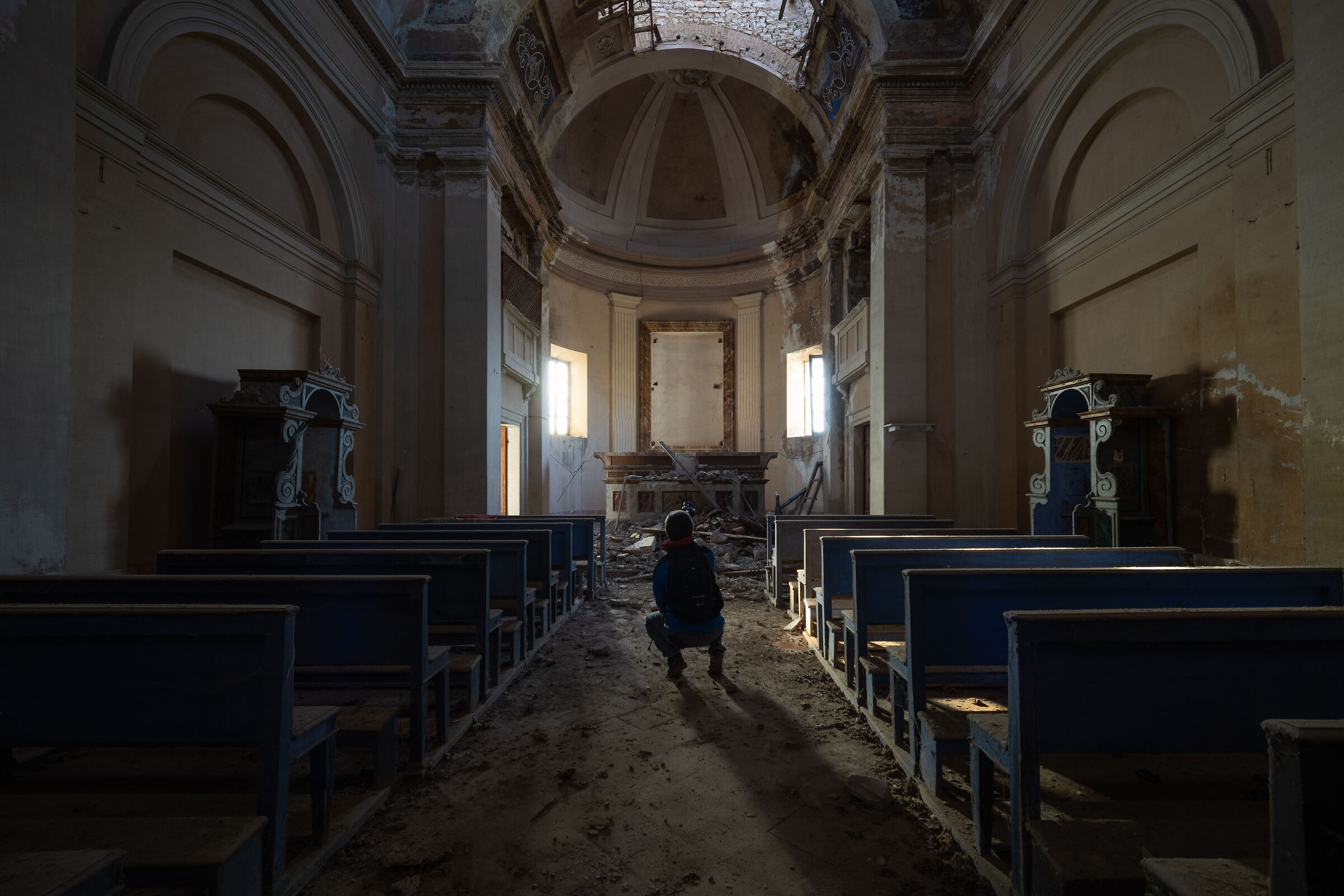 Chiesa abbandonata nelle Marche