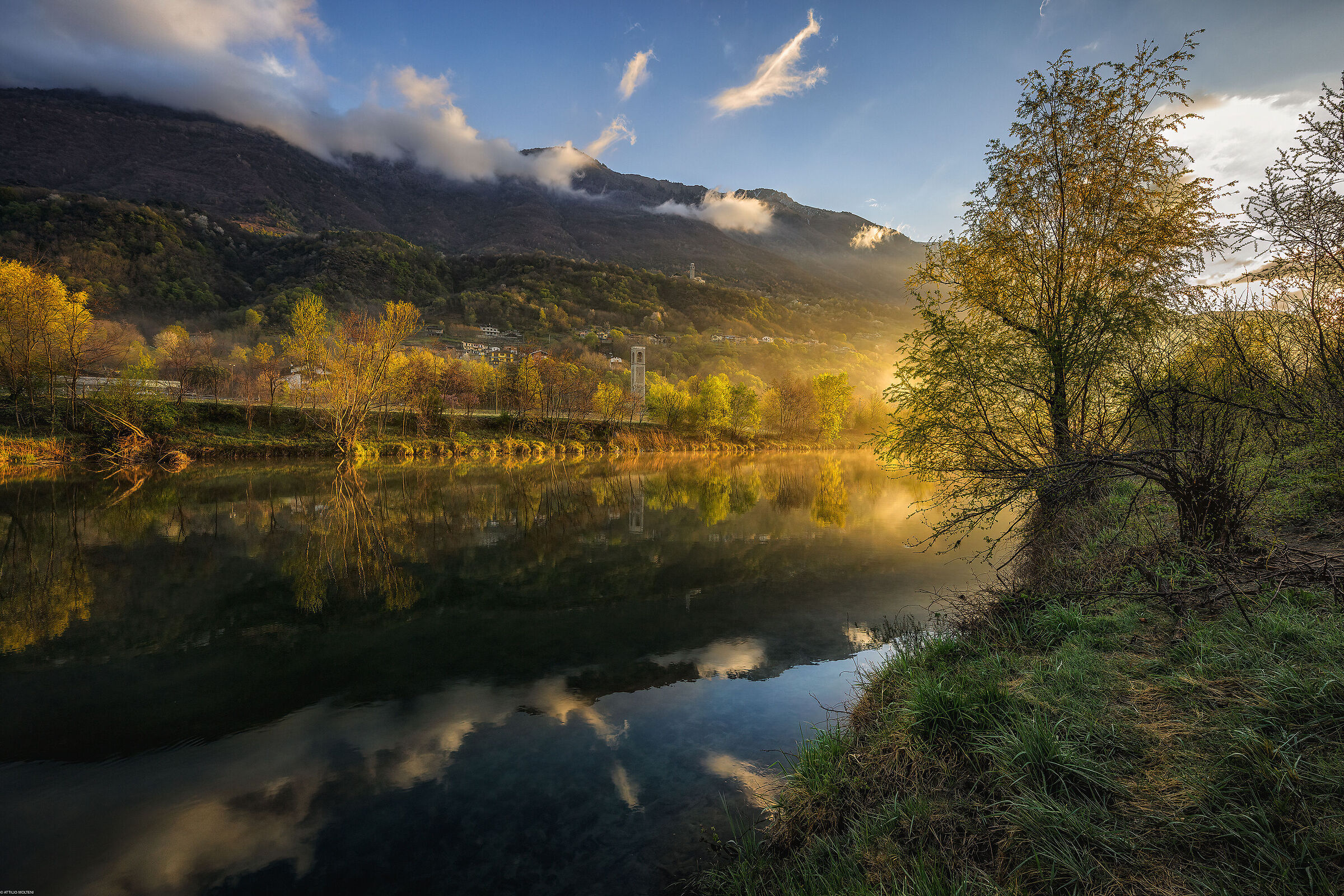 Sunrise in Valtellina