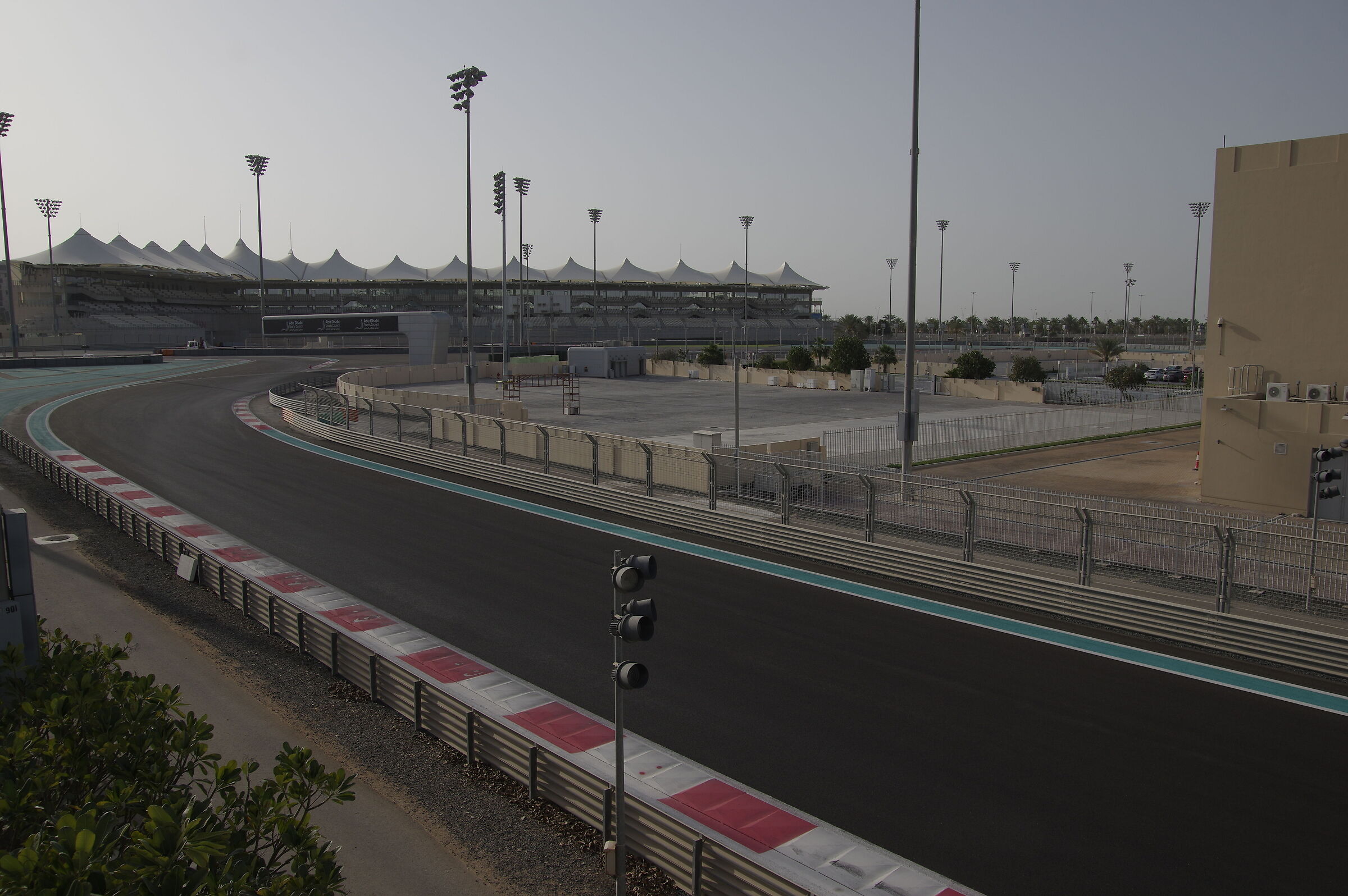 Straight of the finish line...