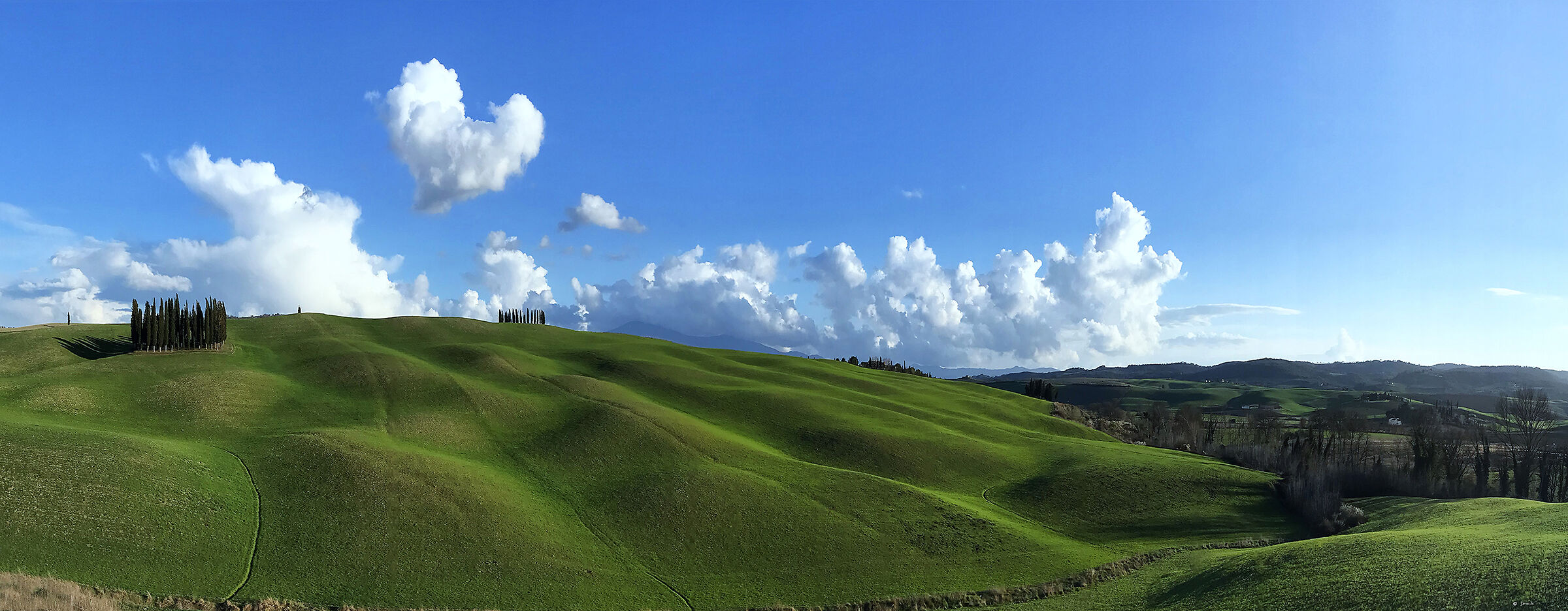 Val d'Orcia in the heart