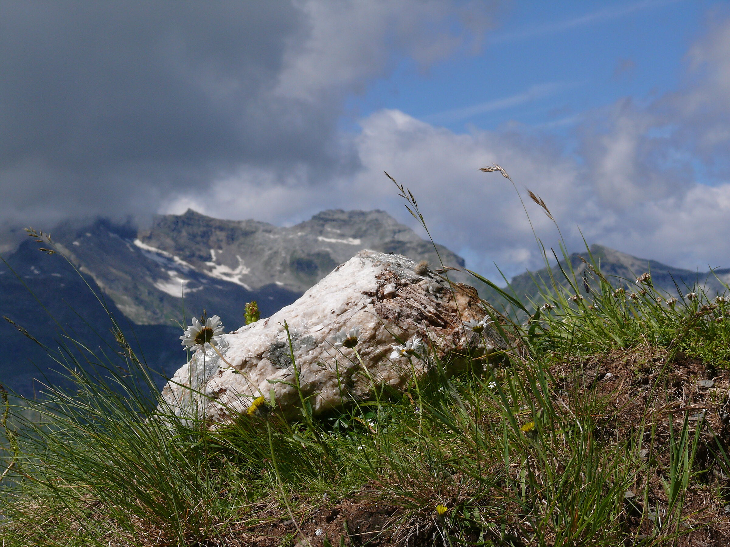 Small and big mountain
