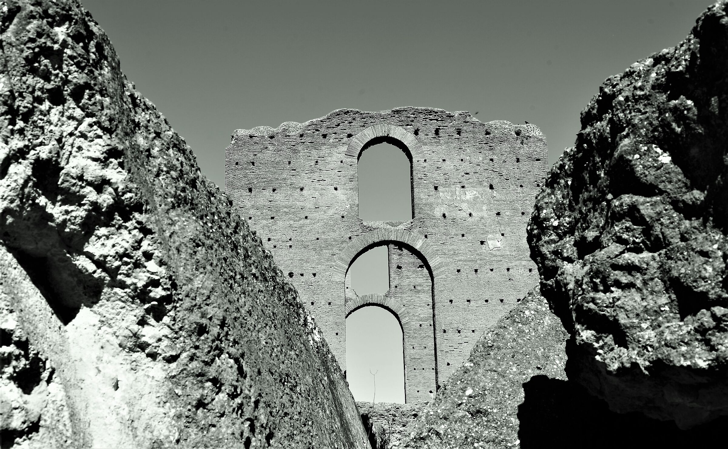 Villa dei Quintili - Tufo e mattoni