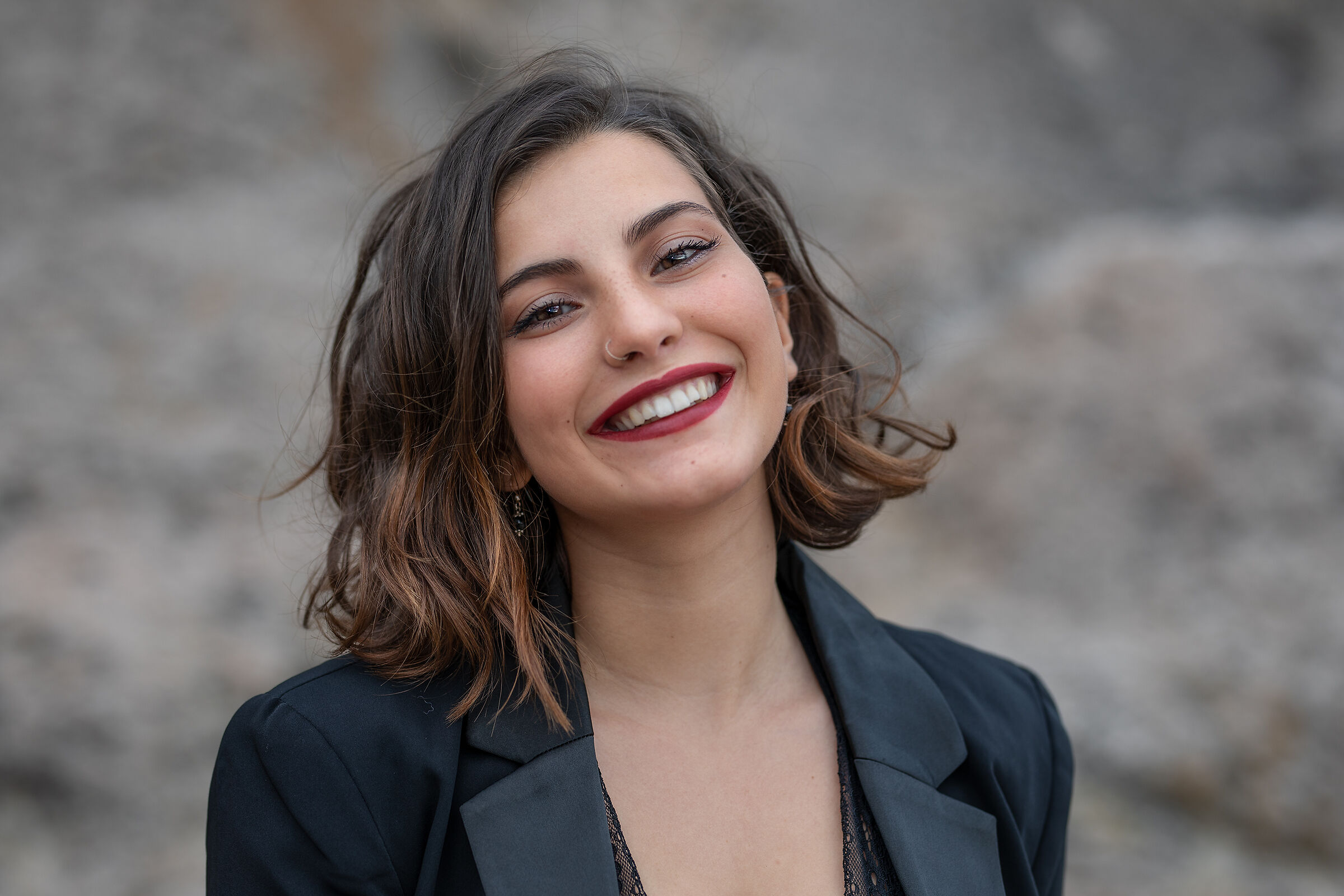 The smile of a couple of years ago