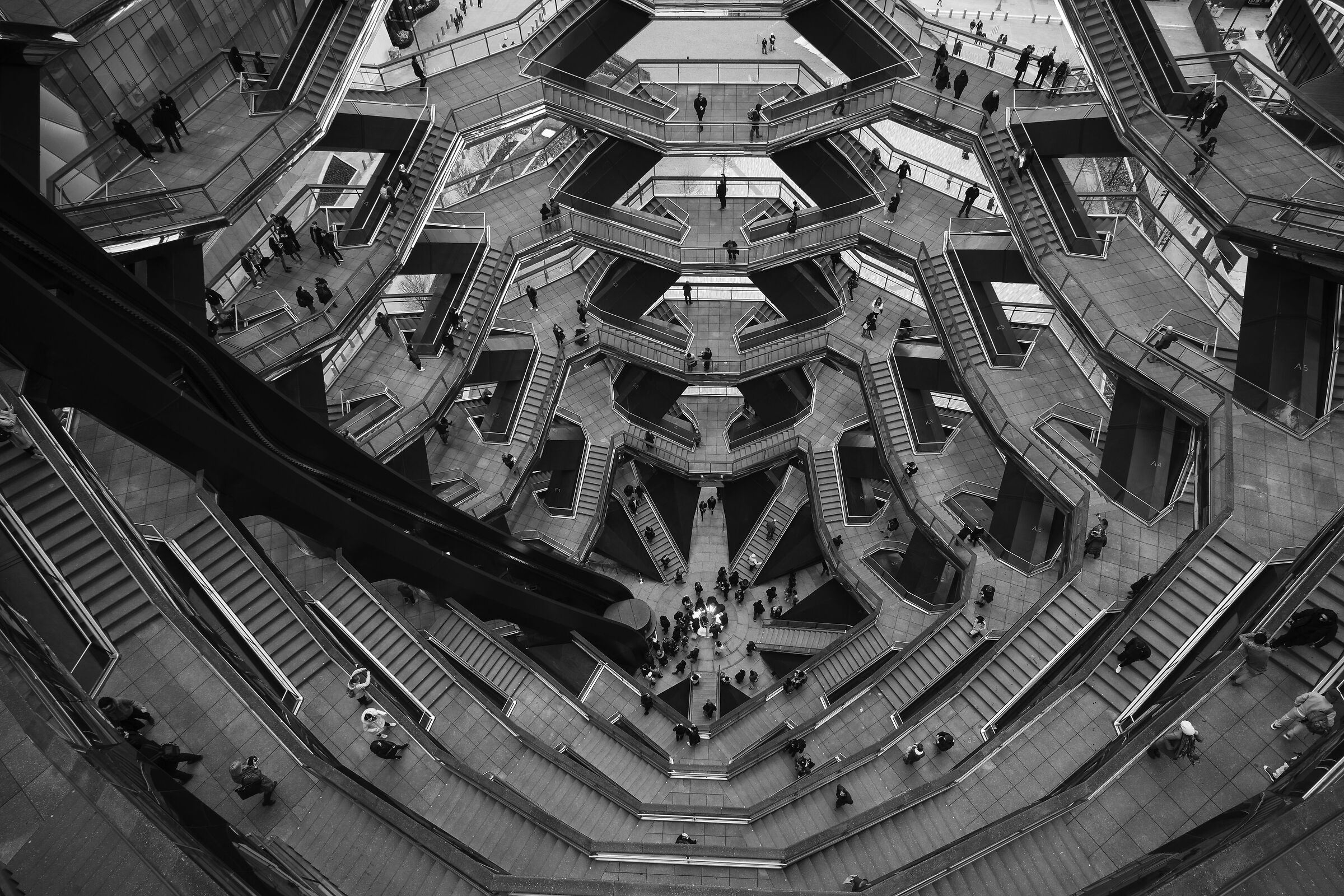 The Vessel New York: At the top