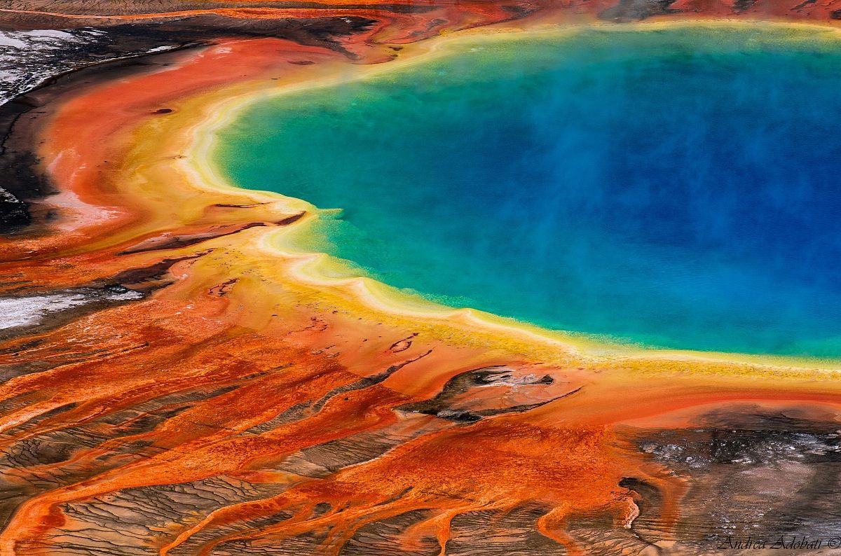 Grand Prismatic Spring - A closer look