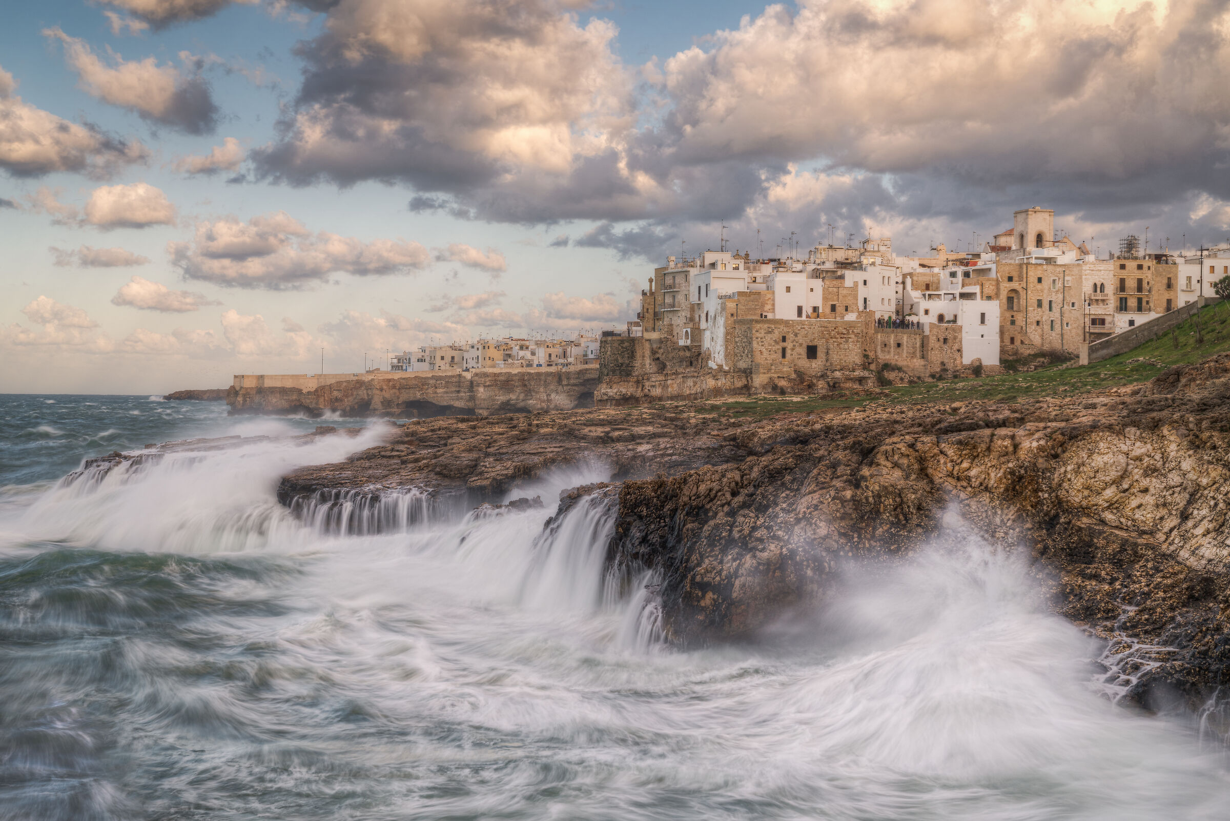 Mareggiata a Polignano a Mare