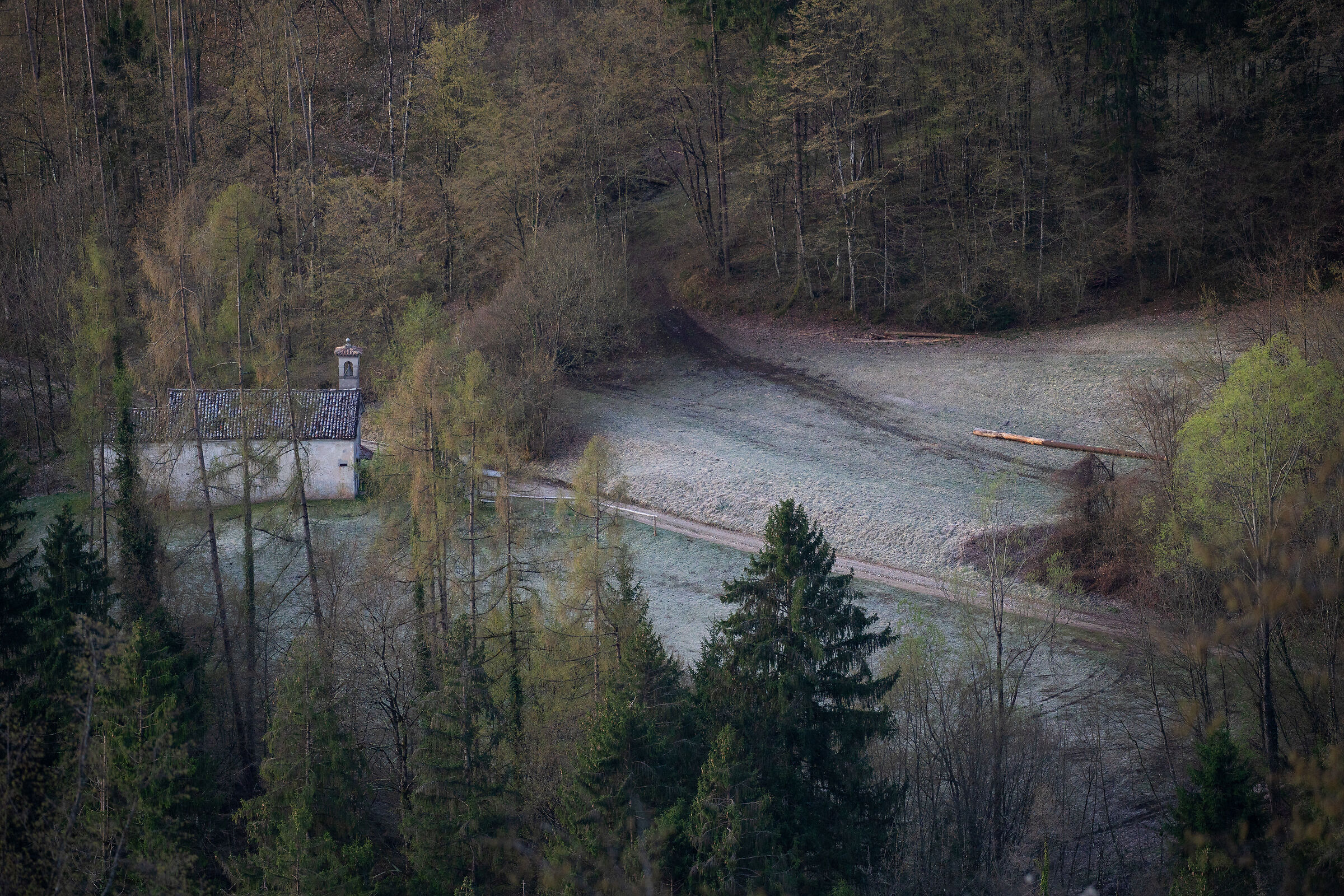 church and clearing