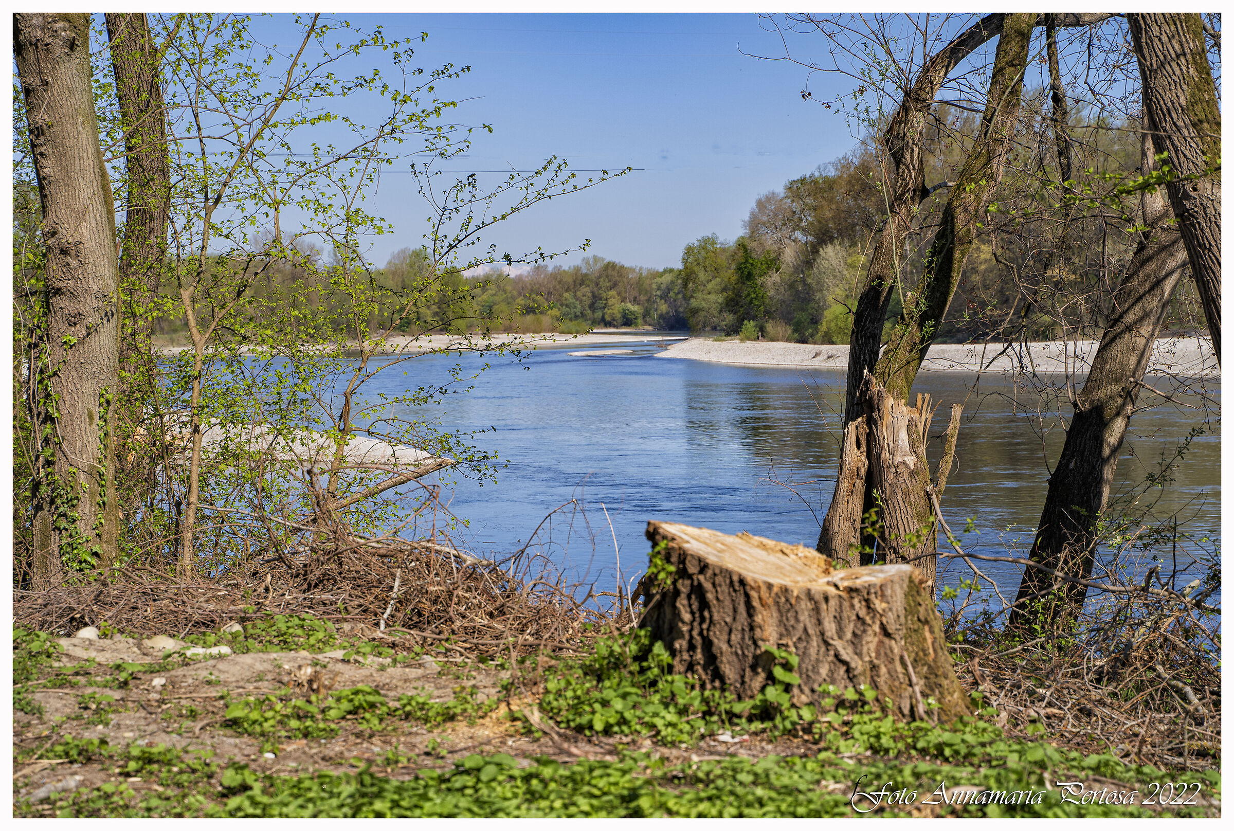 The Ticino River in Bereguardo