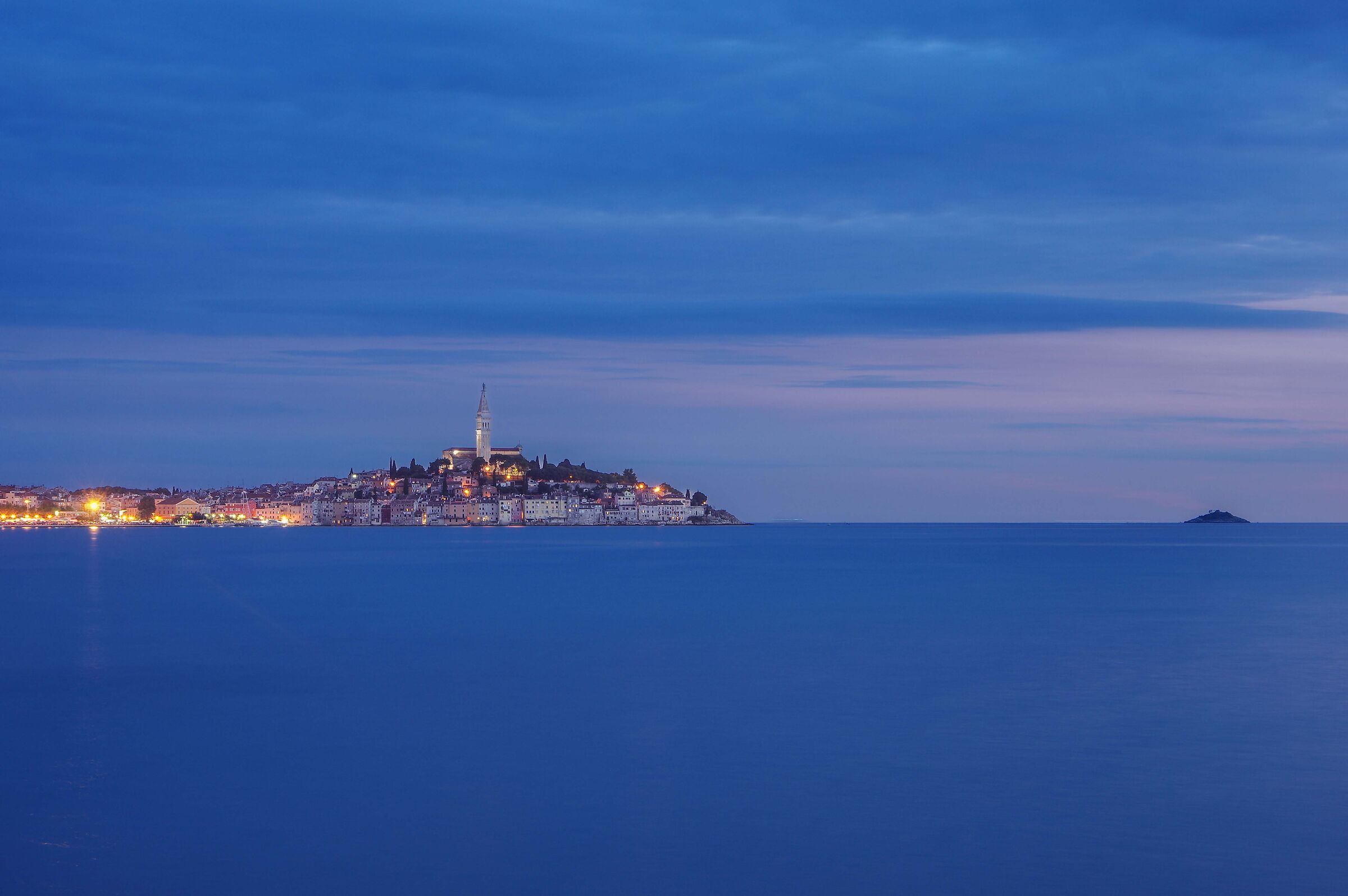 Ora blu a Rovigno