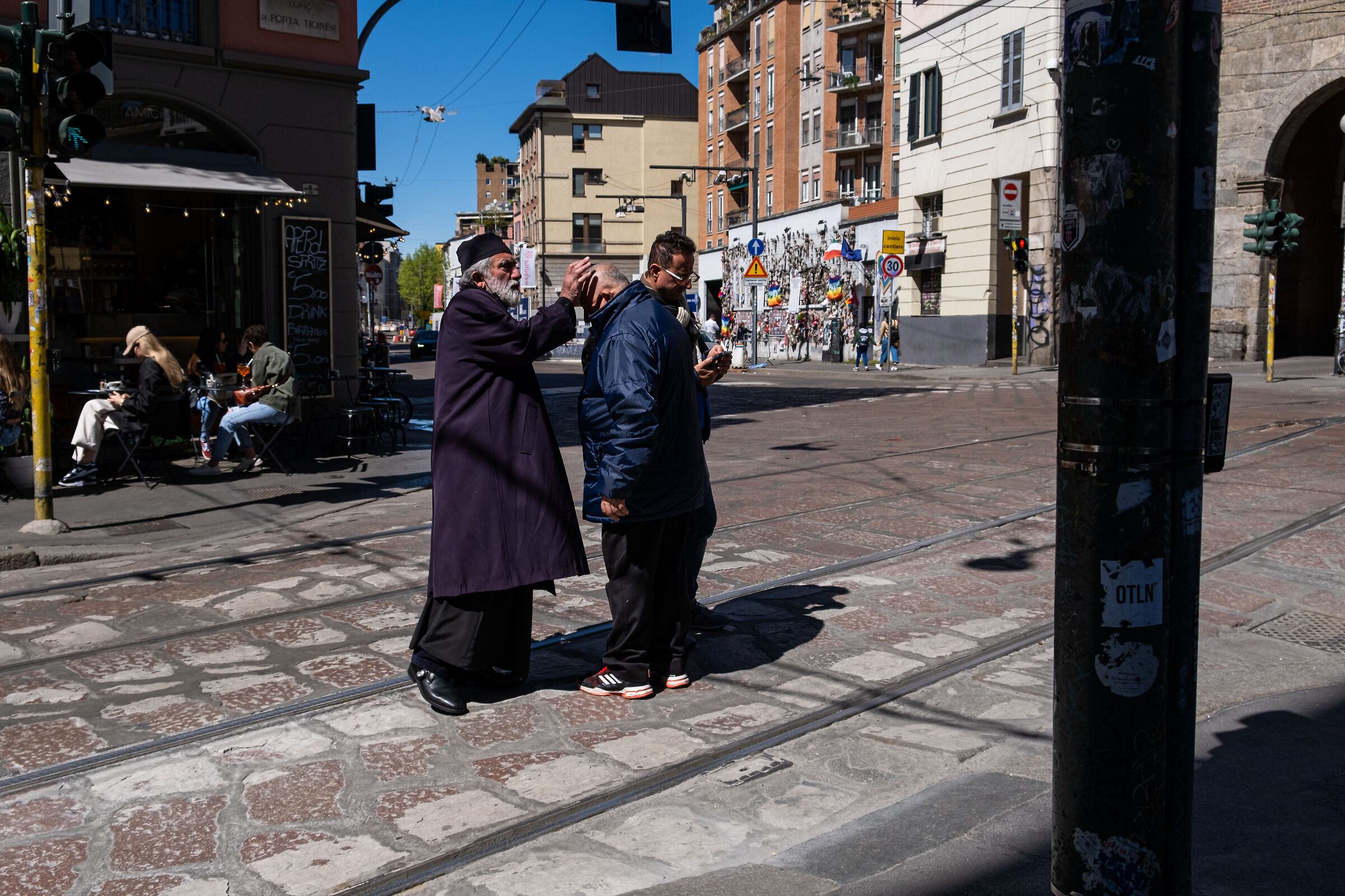 Blessing "on the fly" - Milan