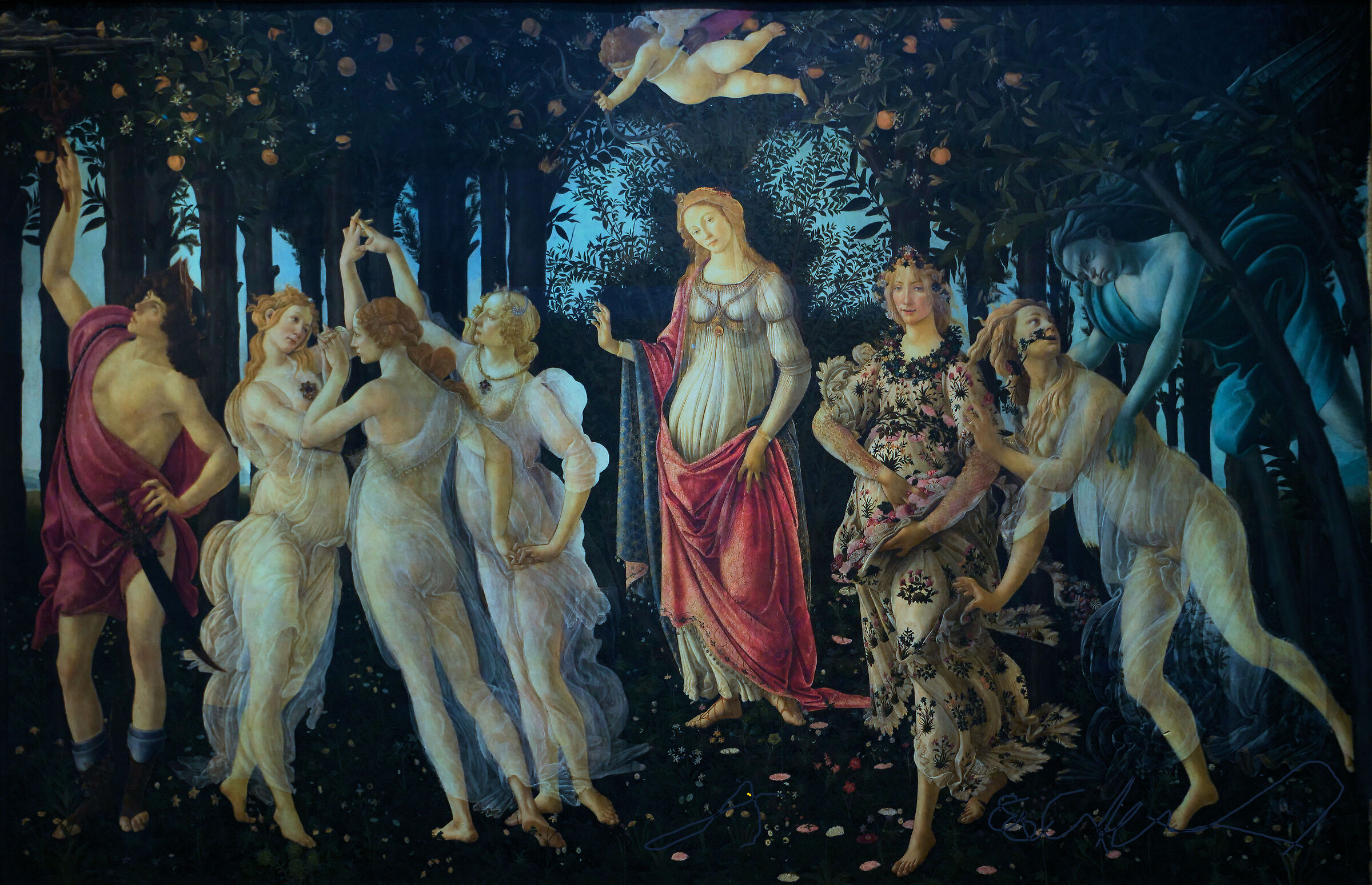 Uffizi, Firenze: Primavera di Sandro Botticelli