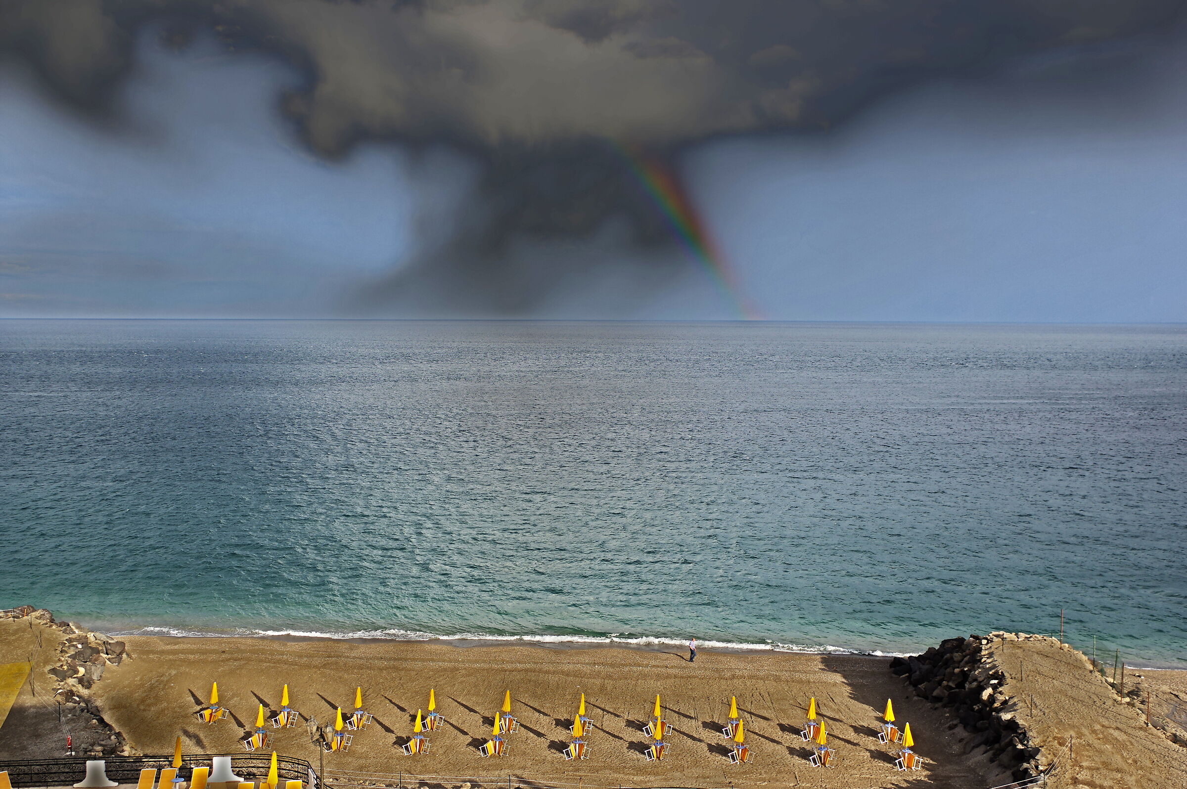 Rainbow on the horizon