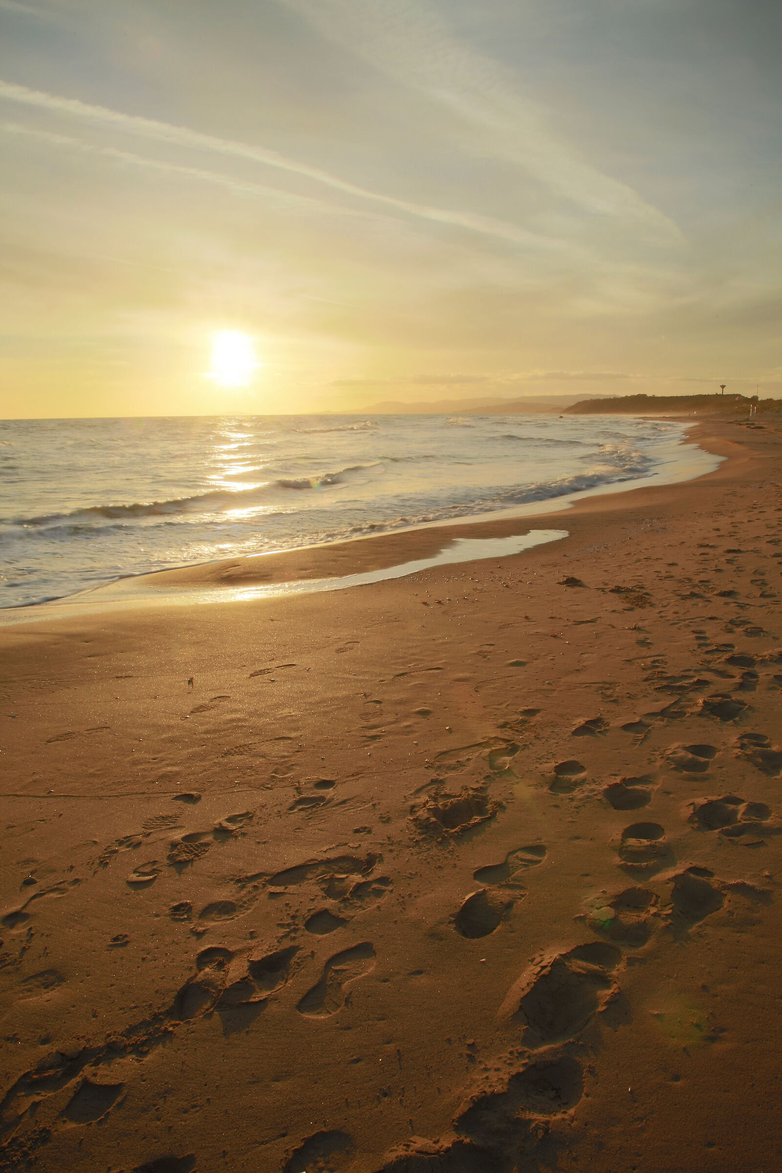 Passeggiata al tramonto