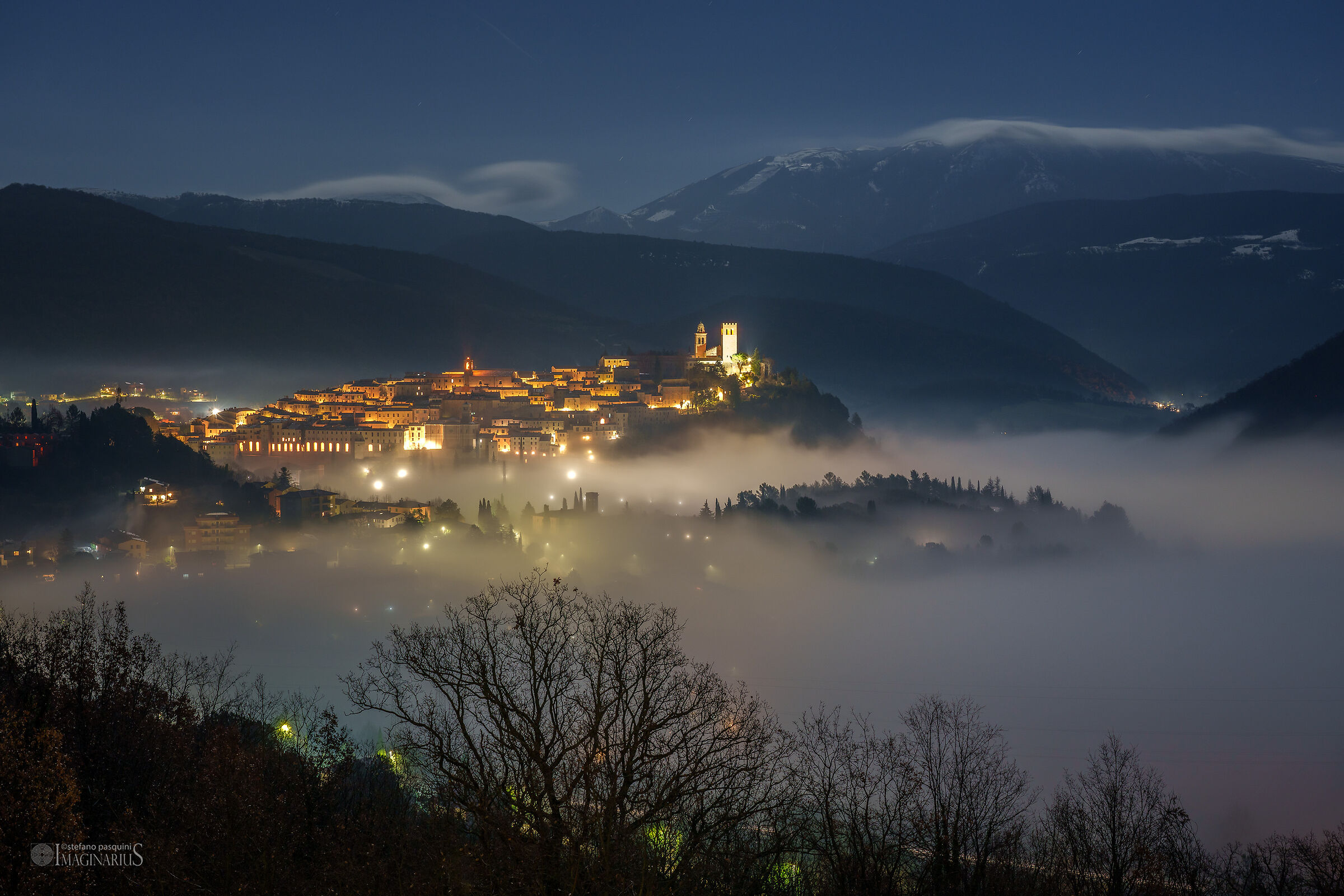 Night in Nocera Umbra