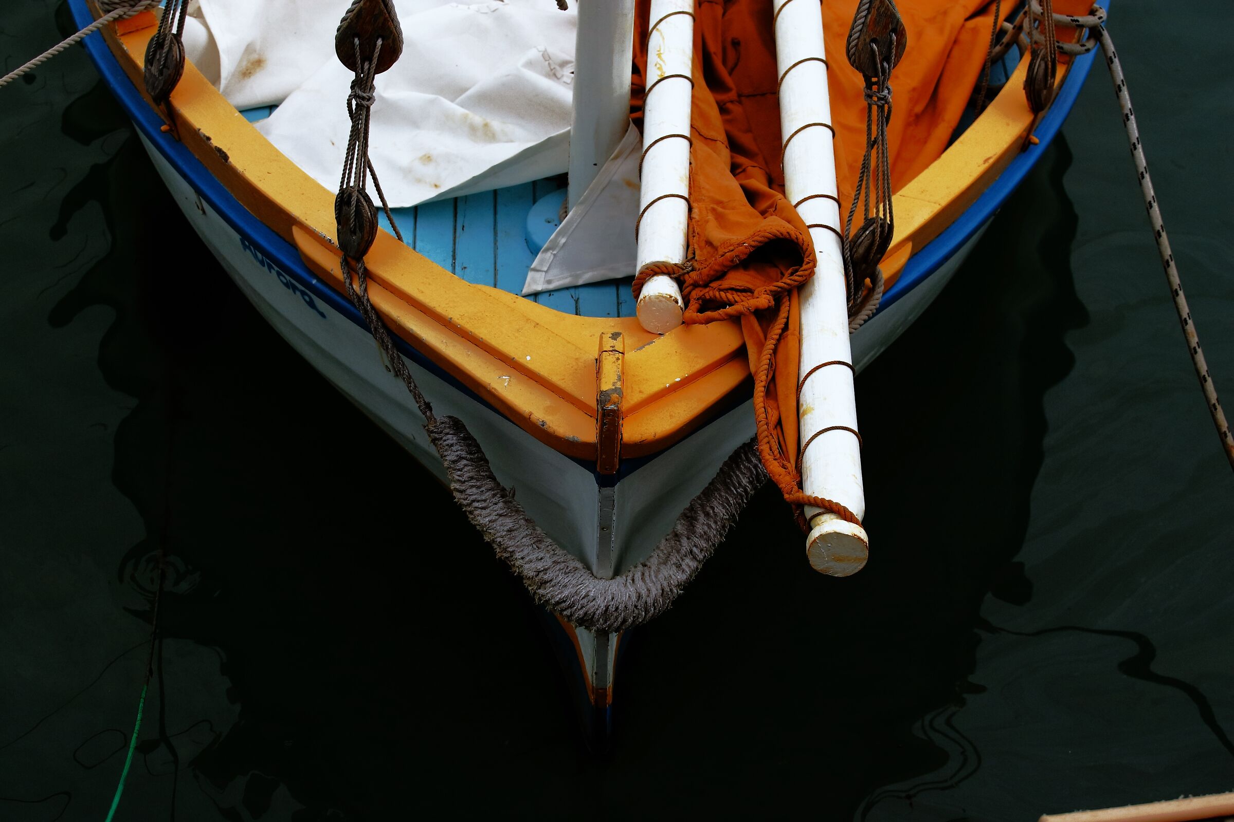 In the bow