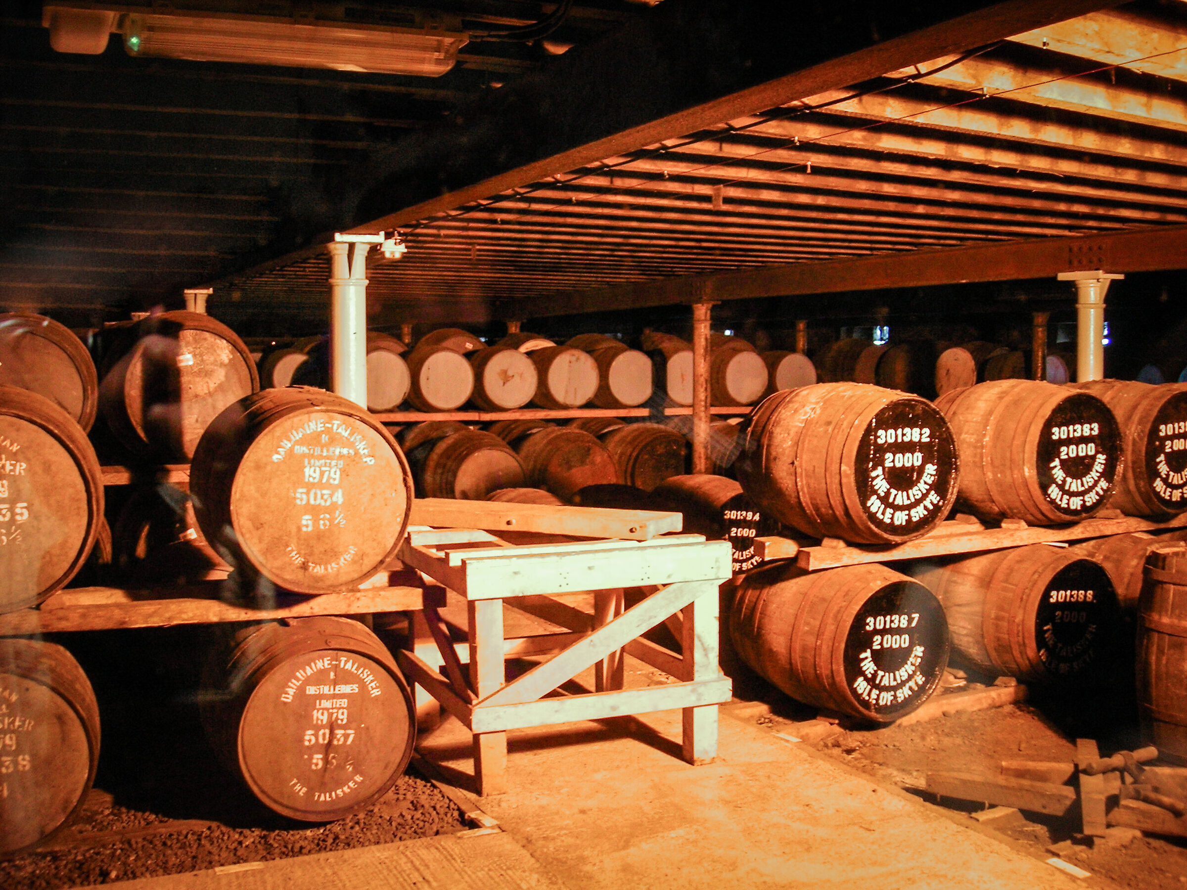 Distilleria Talisker - aged barrels