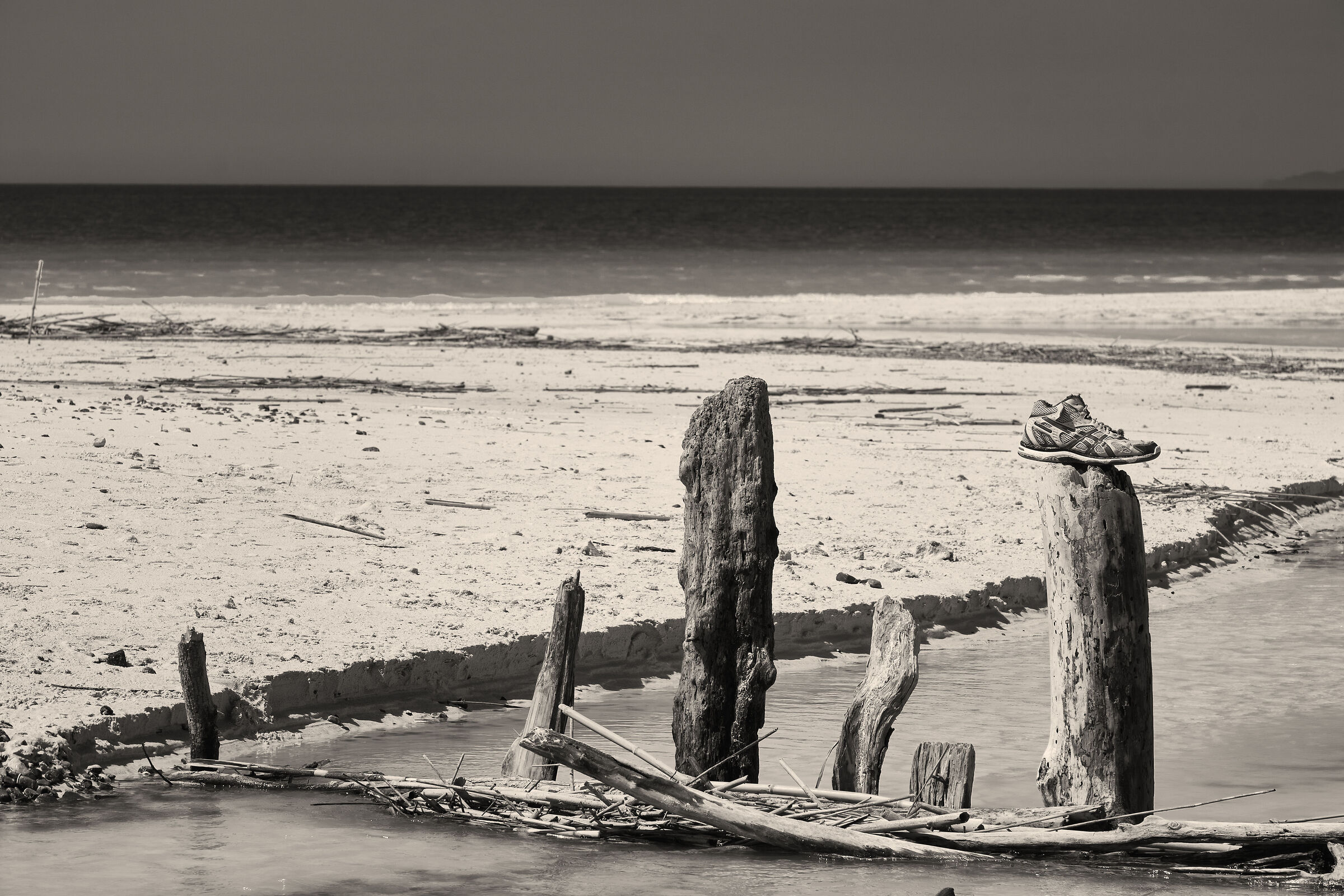 Paesaggio con elementi umani