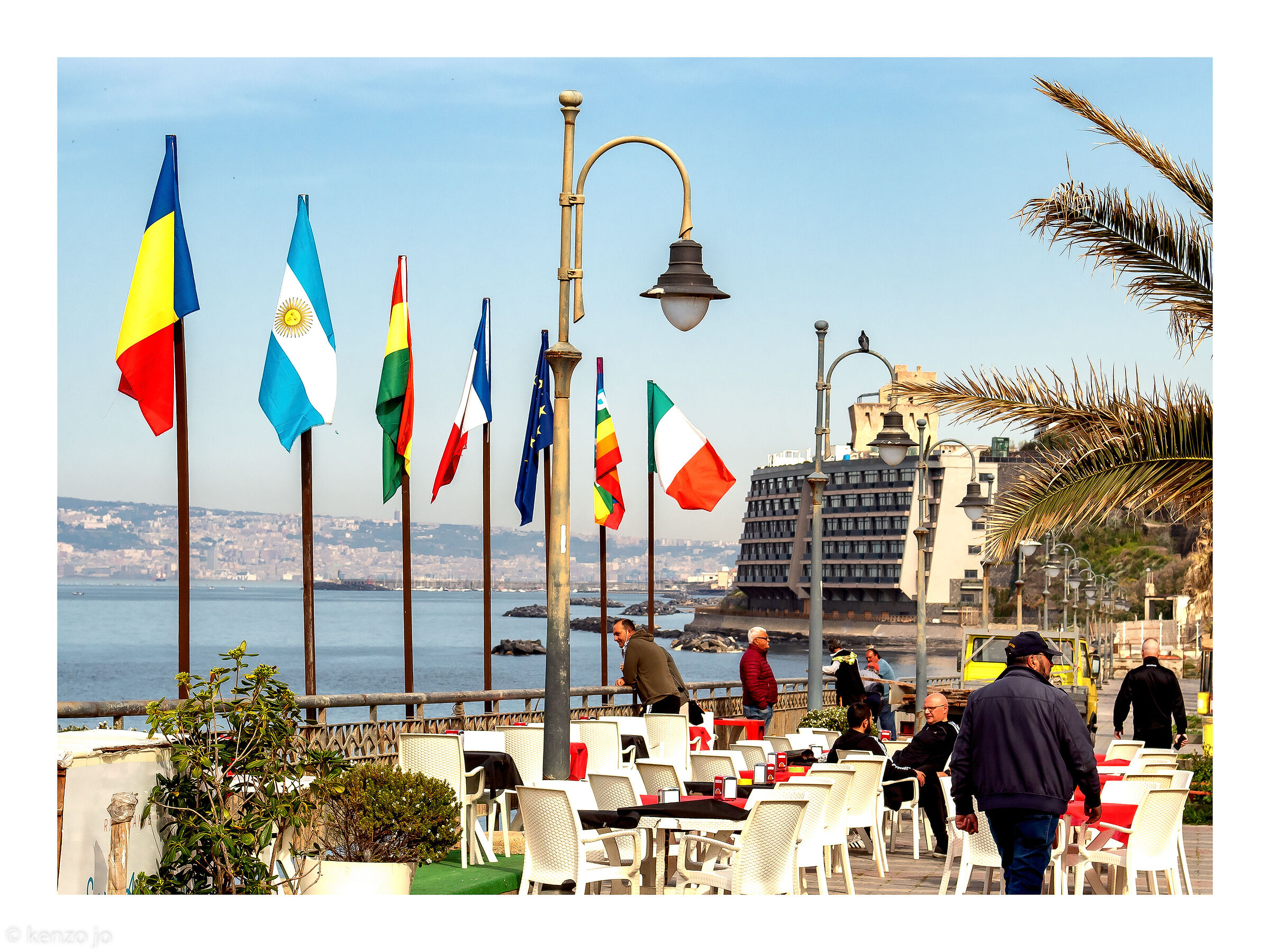 Indifferent to every flag, life flows