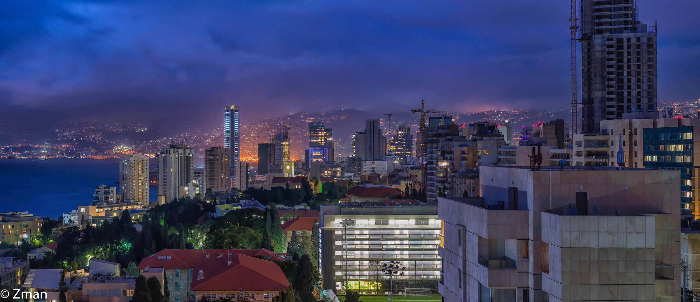 Beirut Luci Panorama