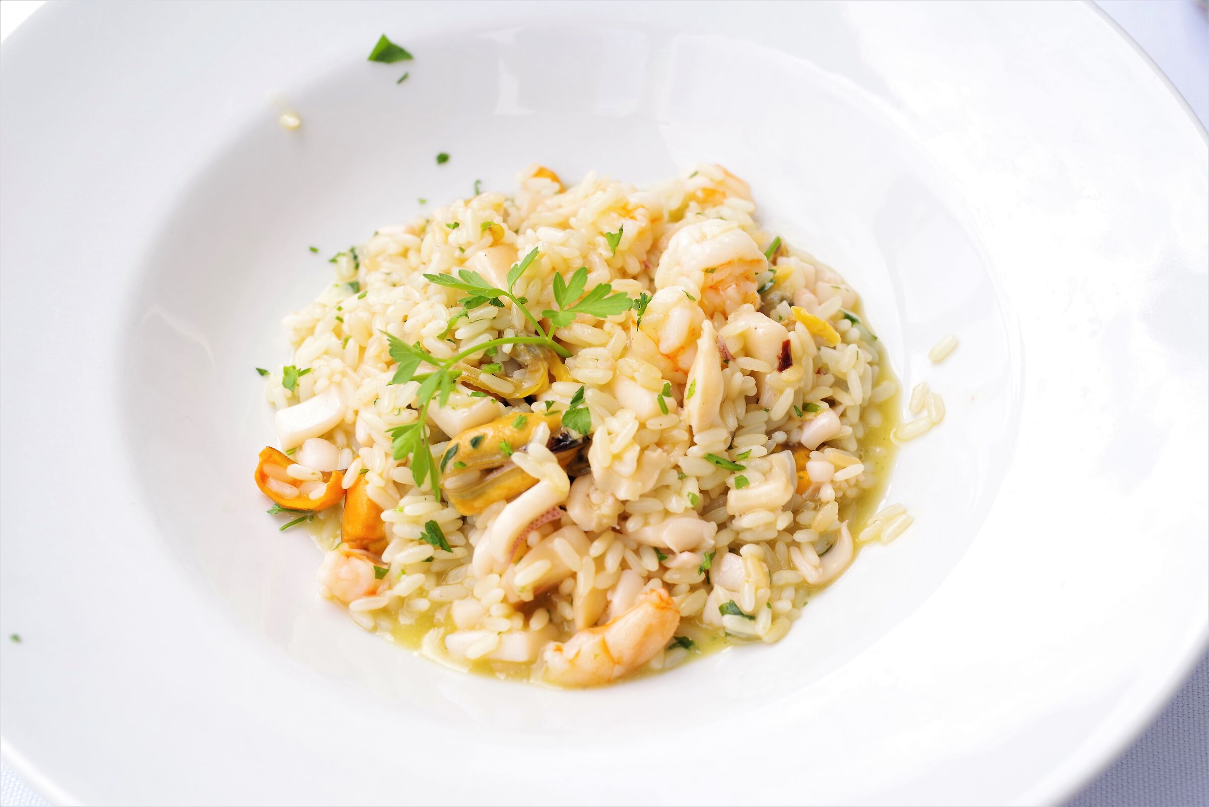 Risotto pescatora alla Conchiglia S.Felice Circeo