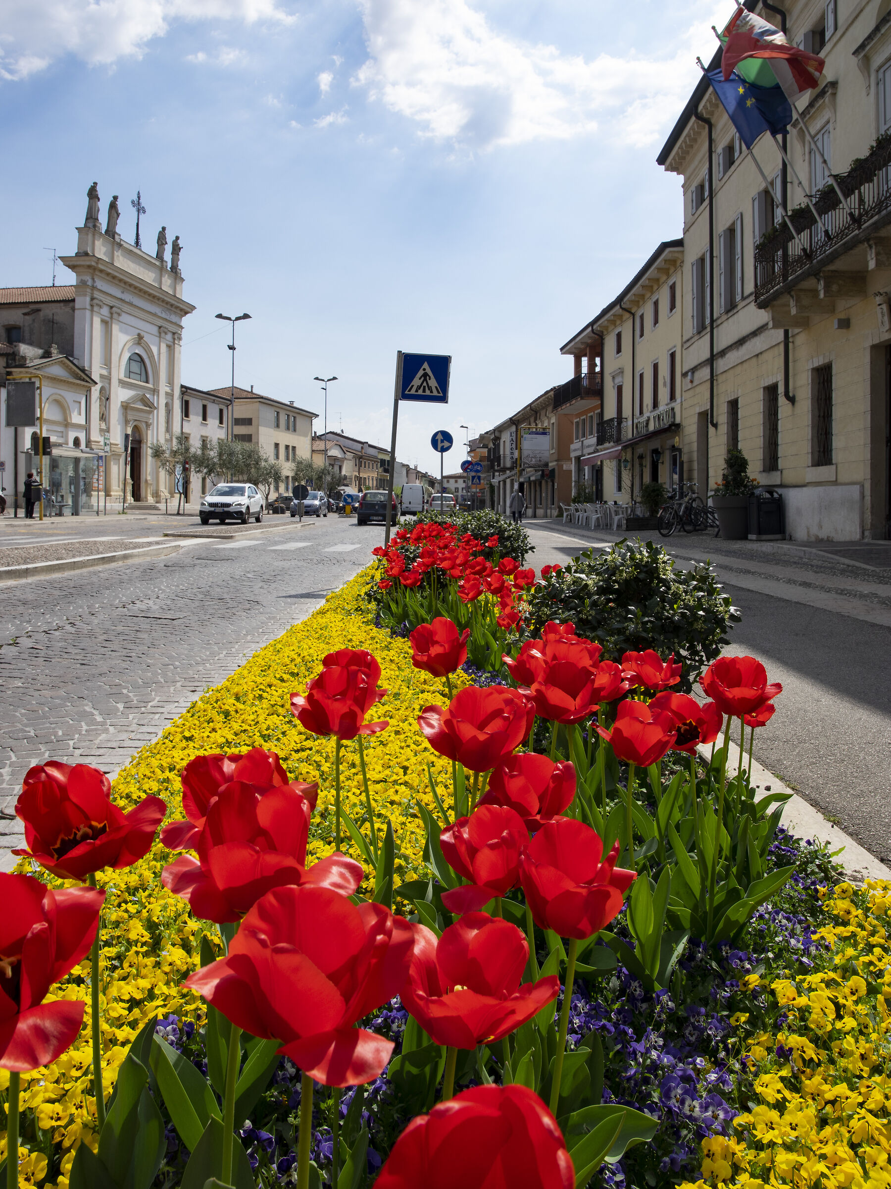 a bit of color on the street