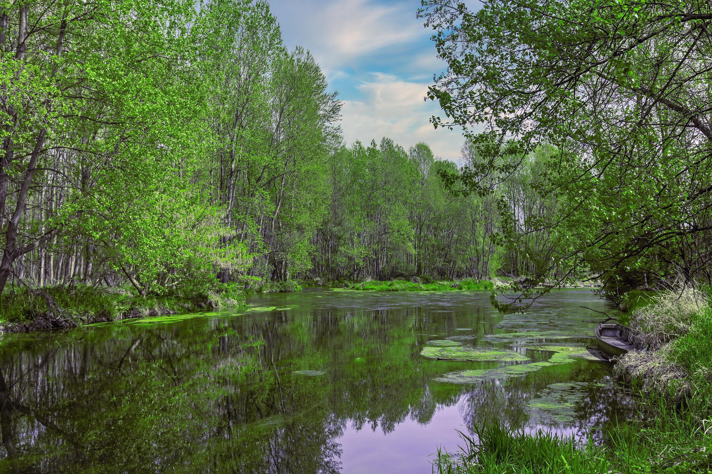 Clear, fresh and fresh waters