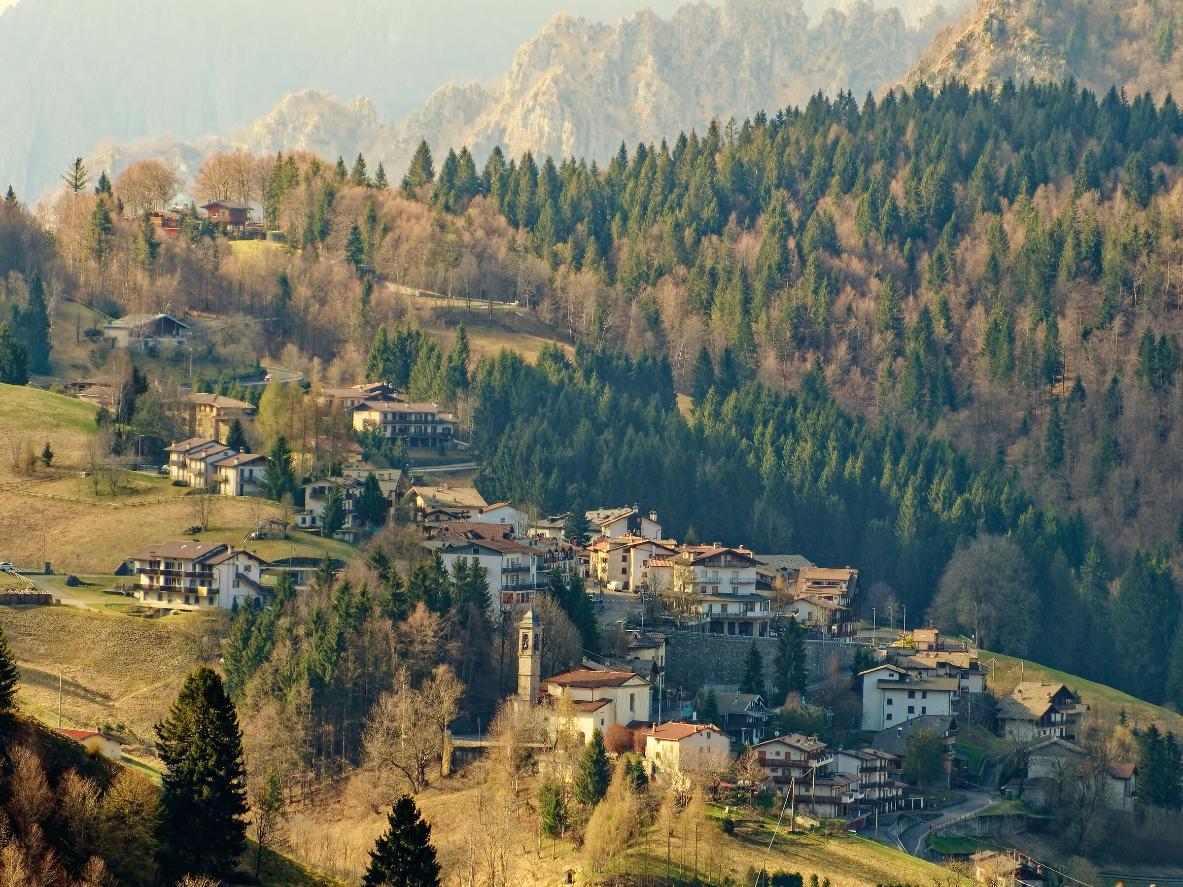 La calda luce del mattino