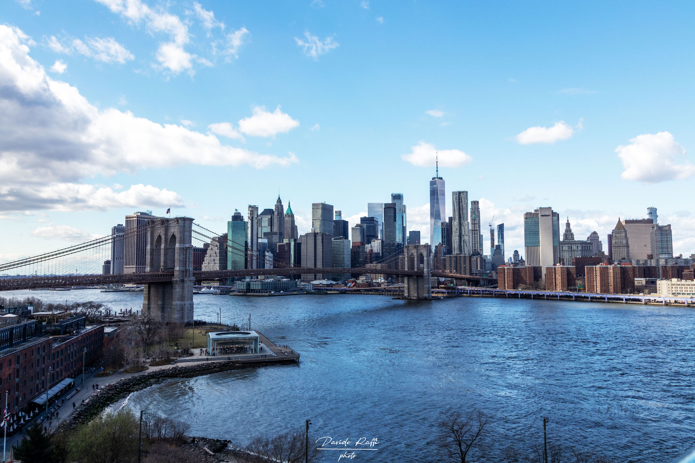 Manhattan e ponte di Brooklyn