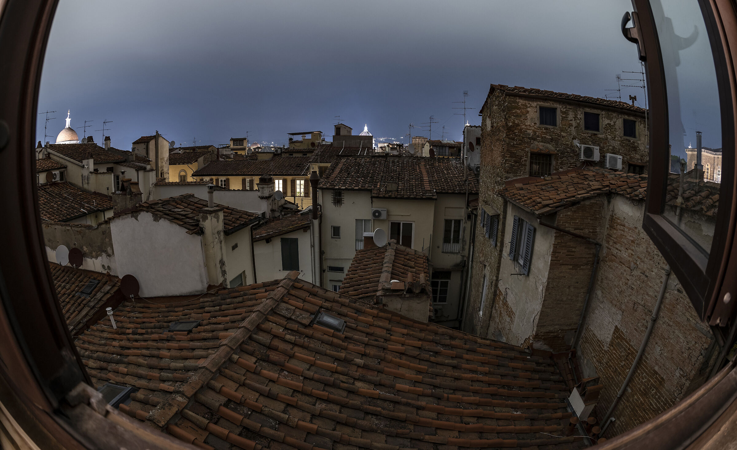 Fisheye at night