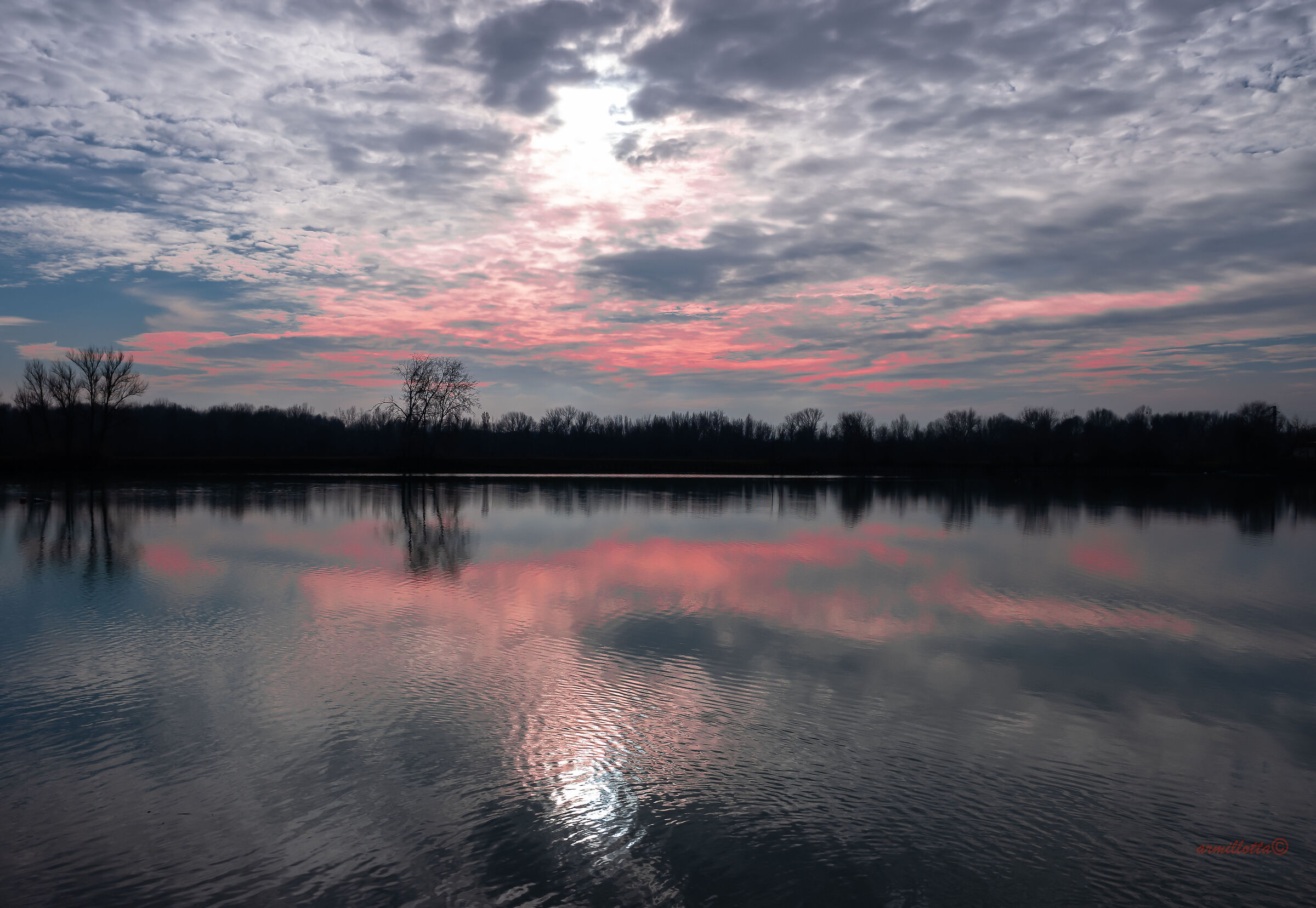 riflessi del rosso di sera..