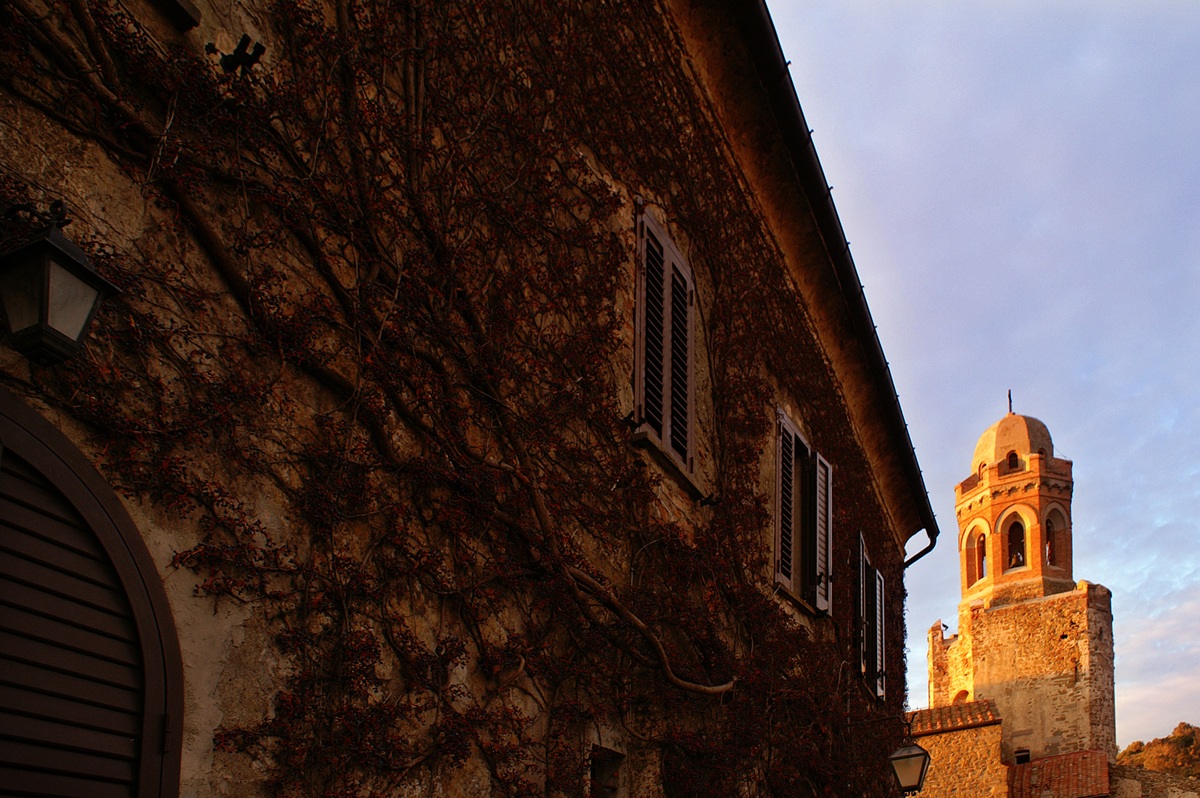Castiglione della Pescaia at sunset