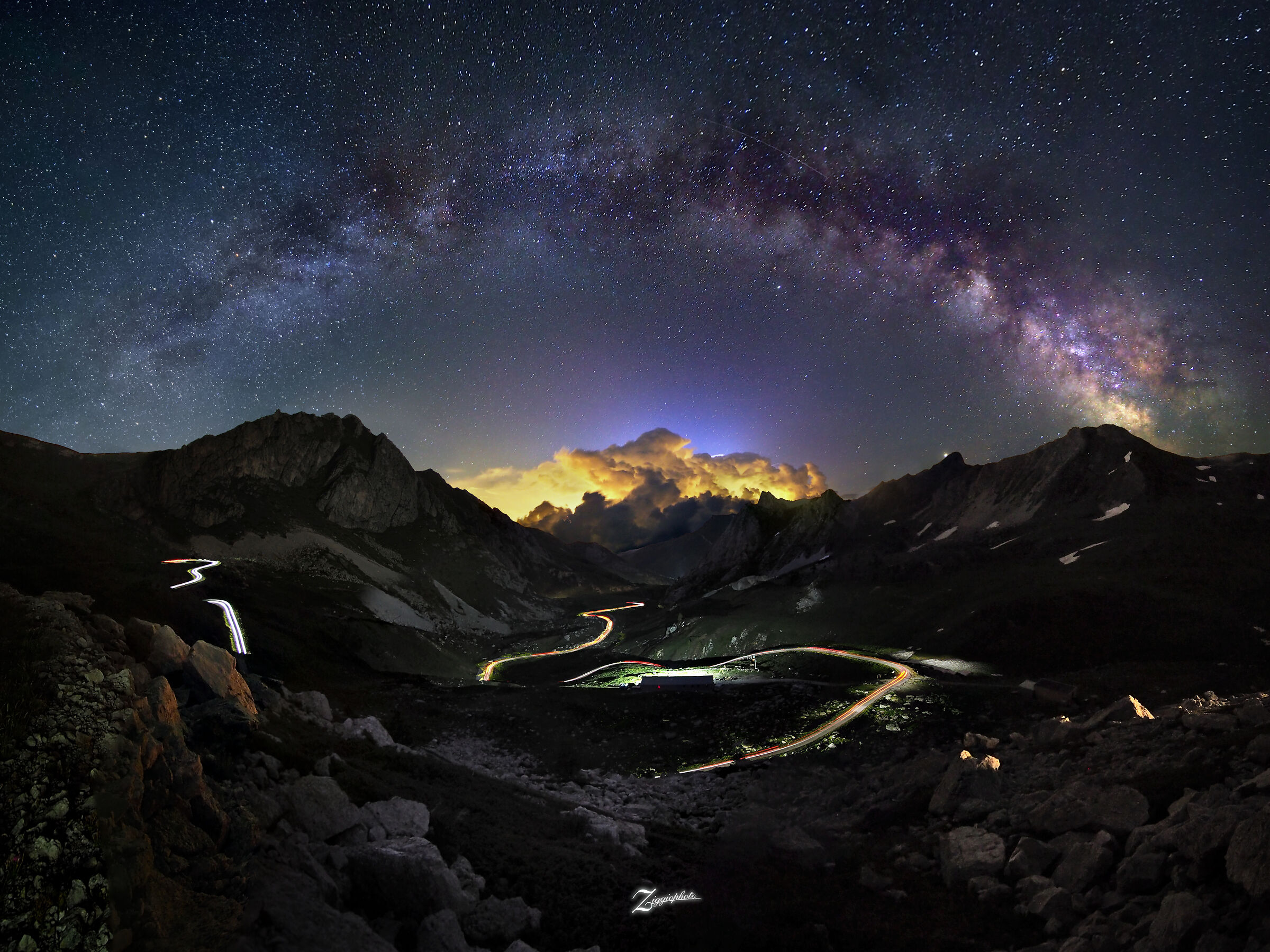 Notte tempestosa al Colle Fauniera