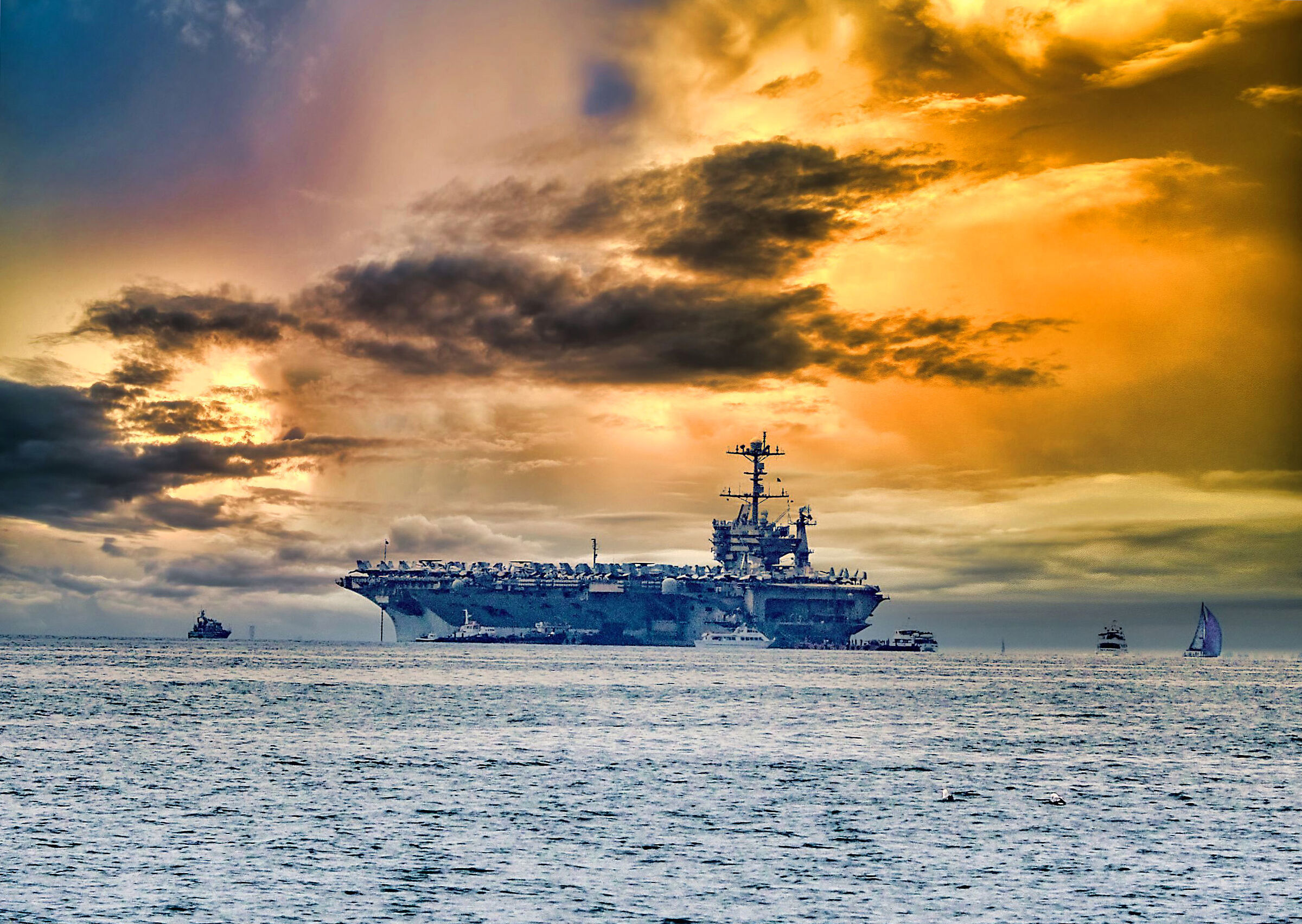 CVN H. Truman a Trieste