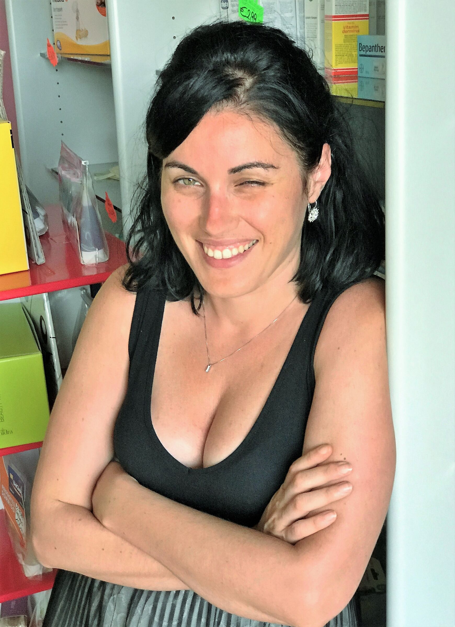 L'occhiolino della nostra brava e bella farmacista!