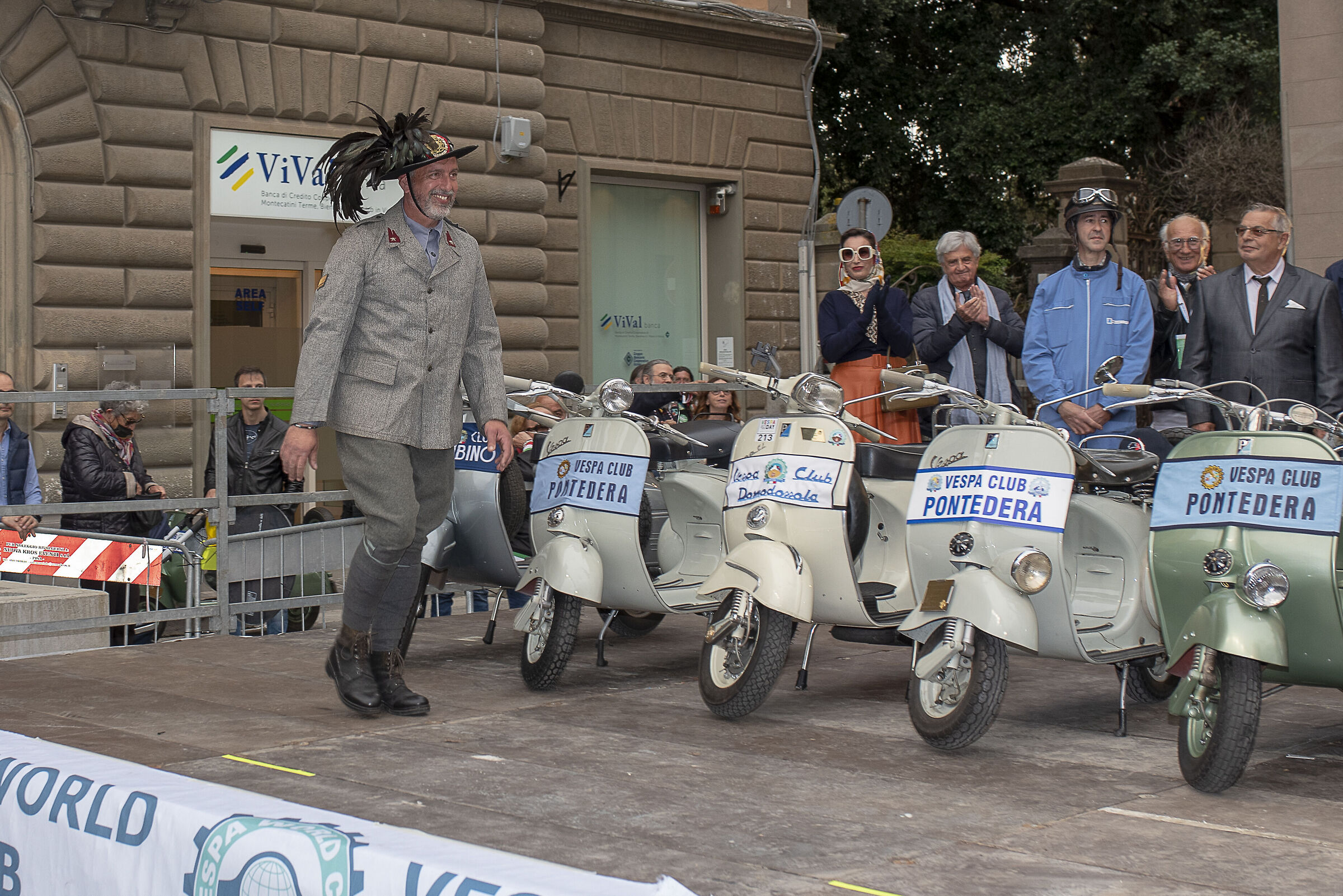 racing with the Vespa