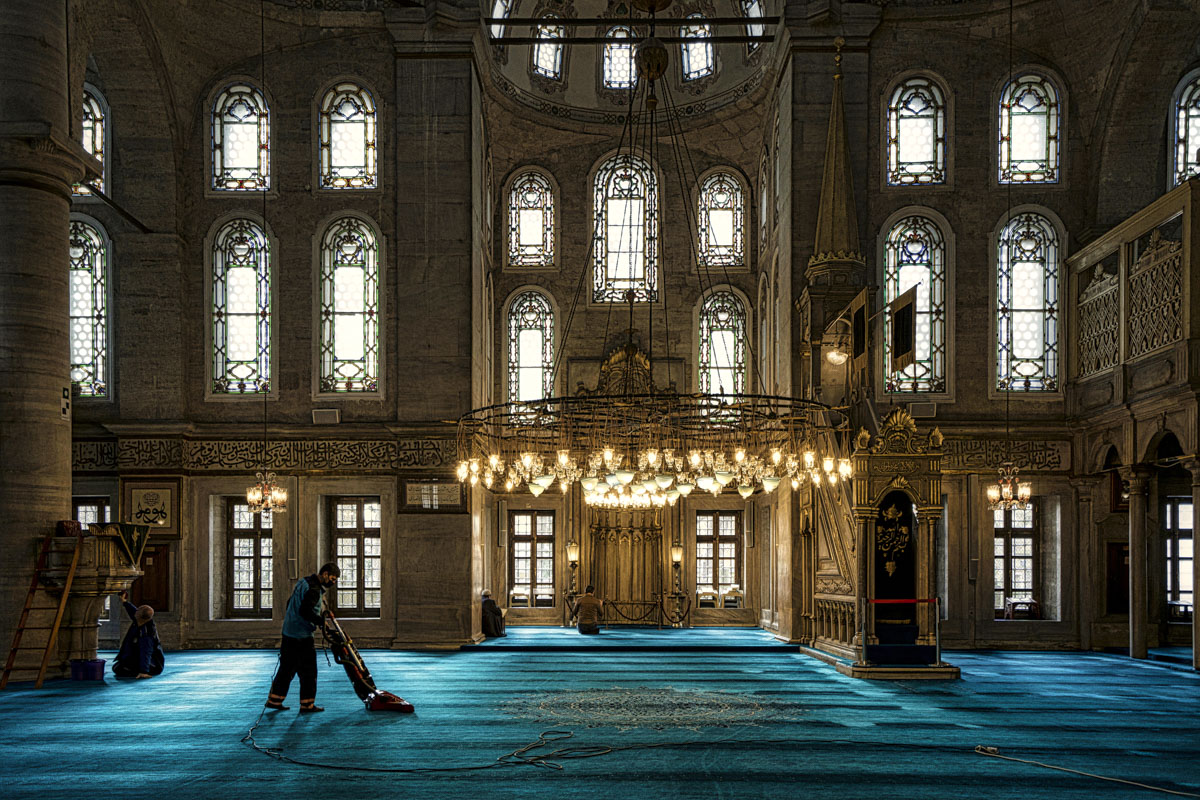 Istanbul. Pausa in moschea