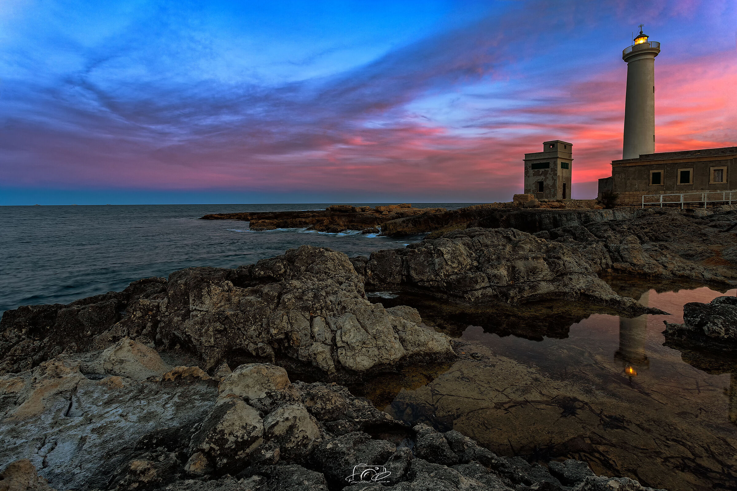 The Lighthouse of Capo Santa Croce in Augsburg