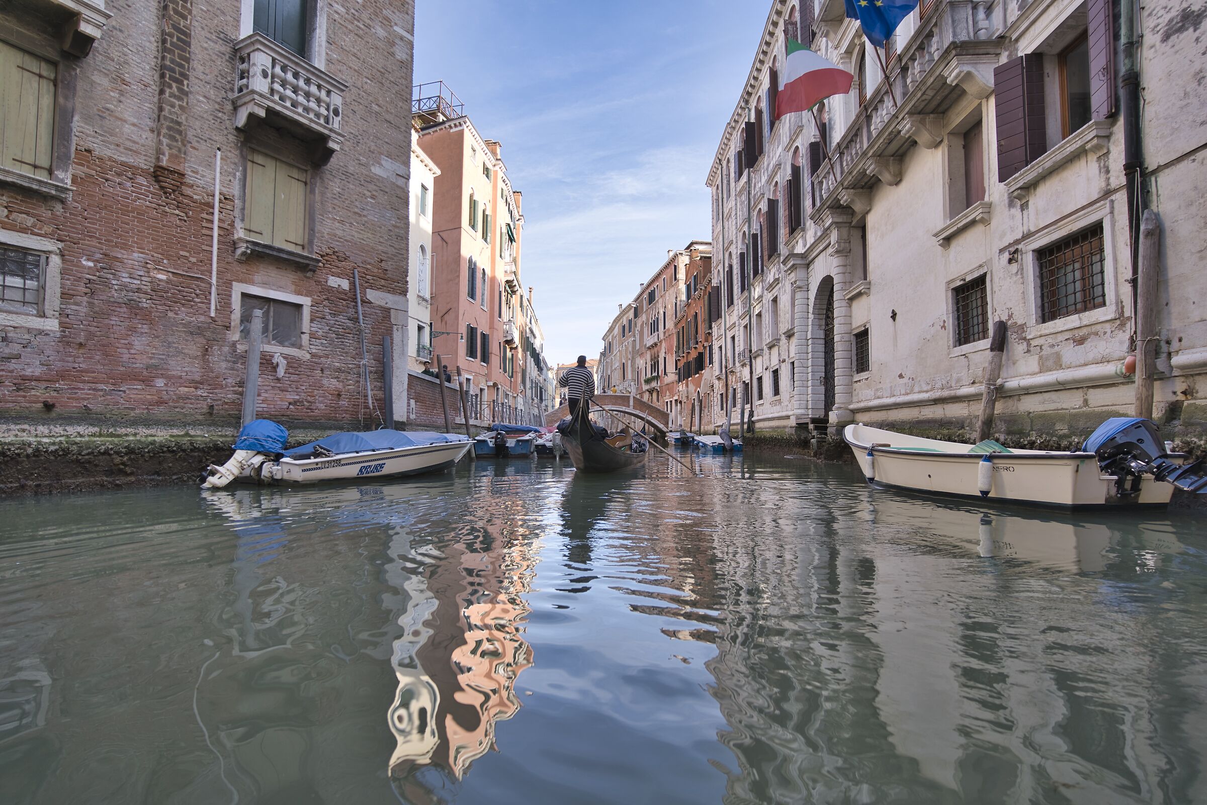 by gondola