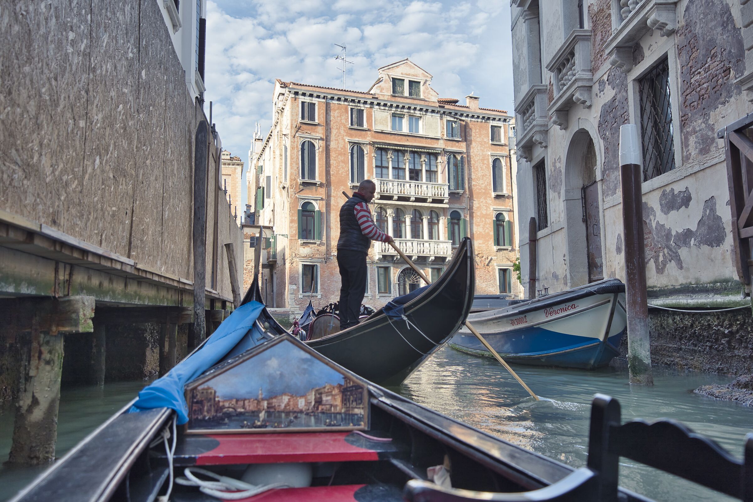 by gondola