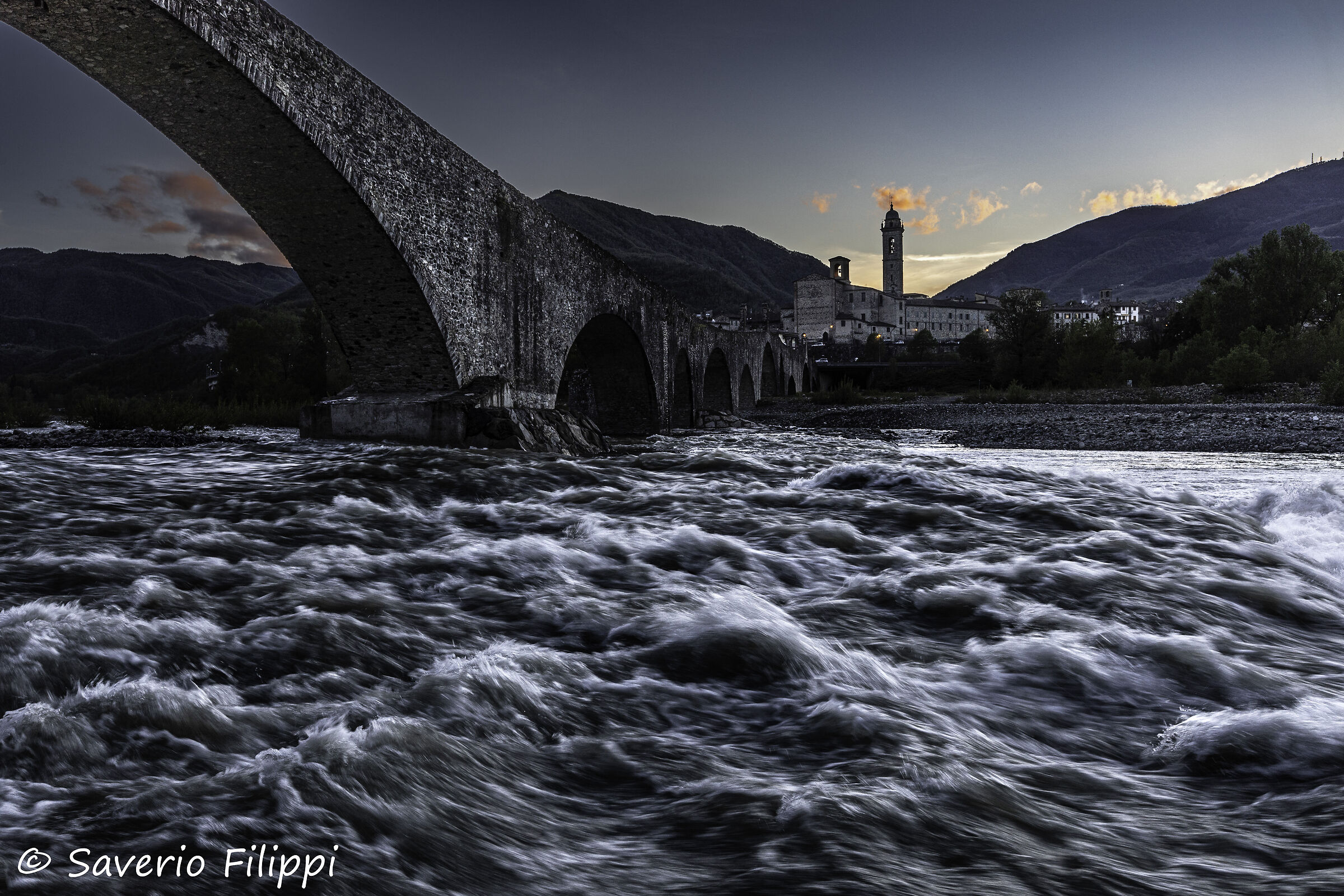 Bobbio - Tramonto