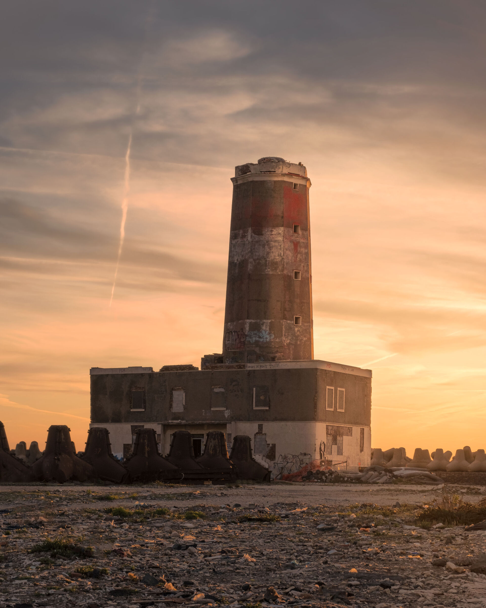 vecchio faro di fiumicino