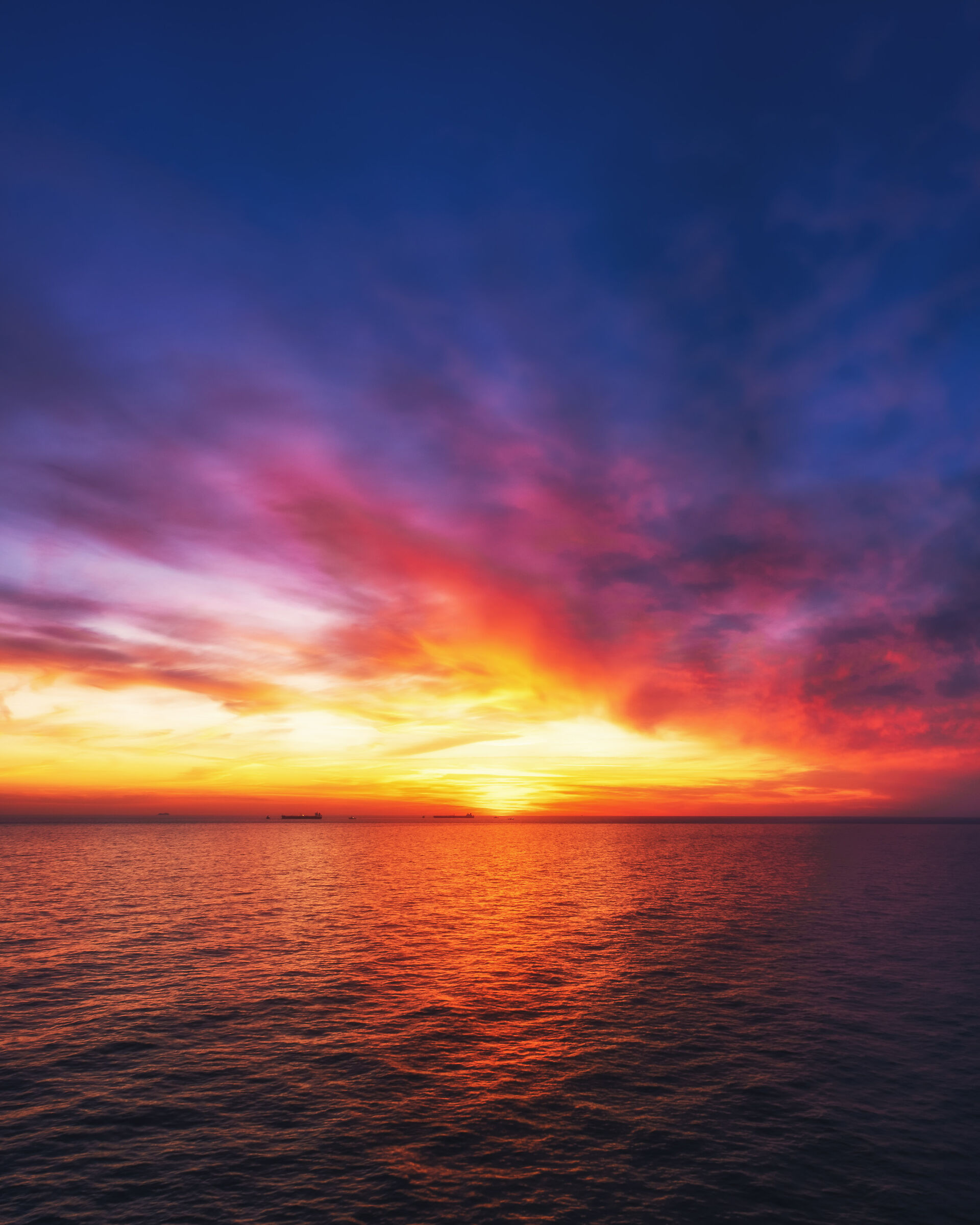 tramonto dalla punta del vecchio faro