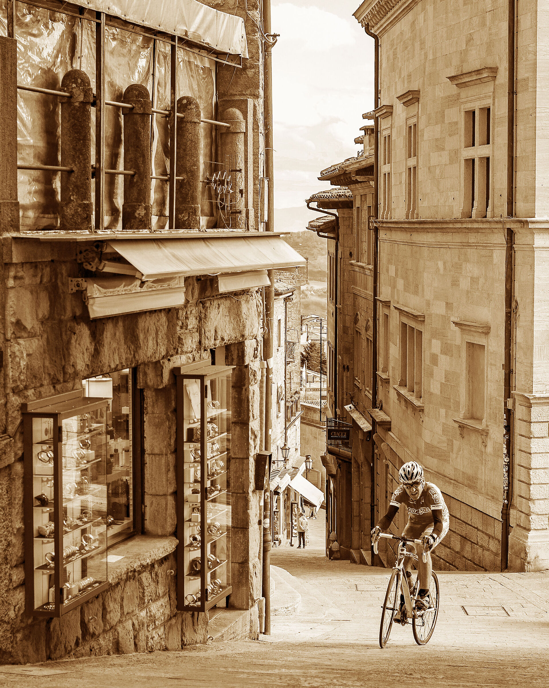 The climb
