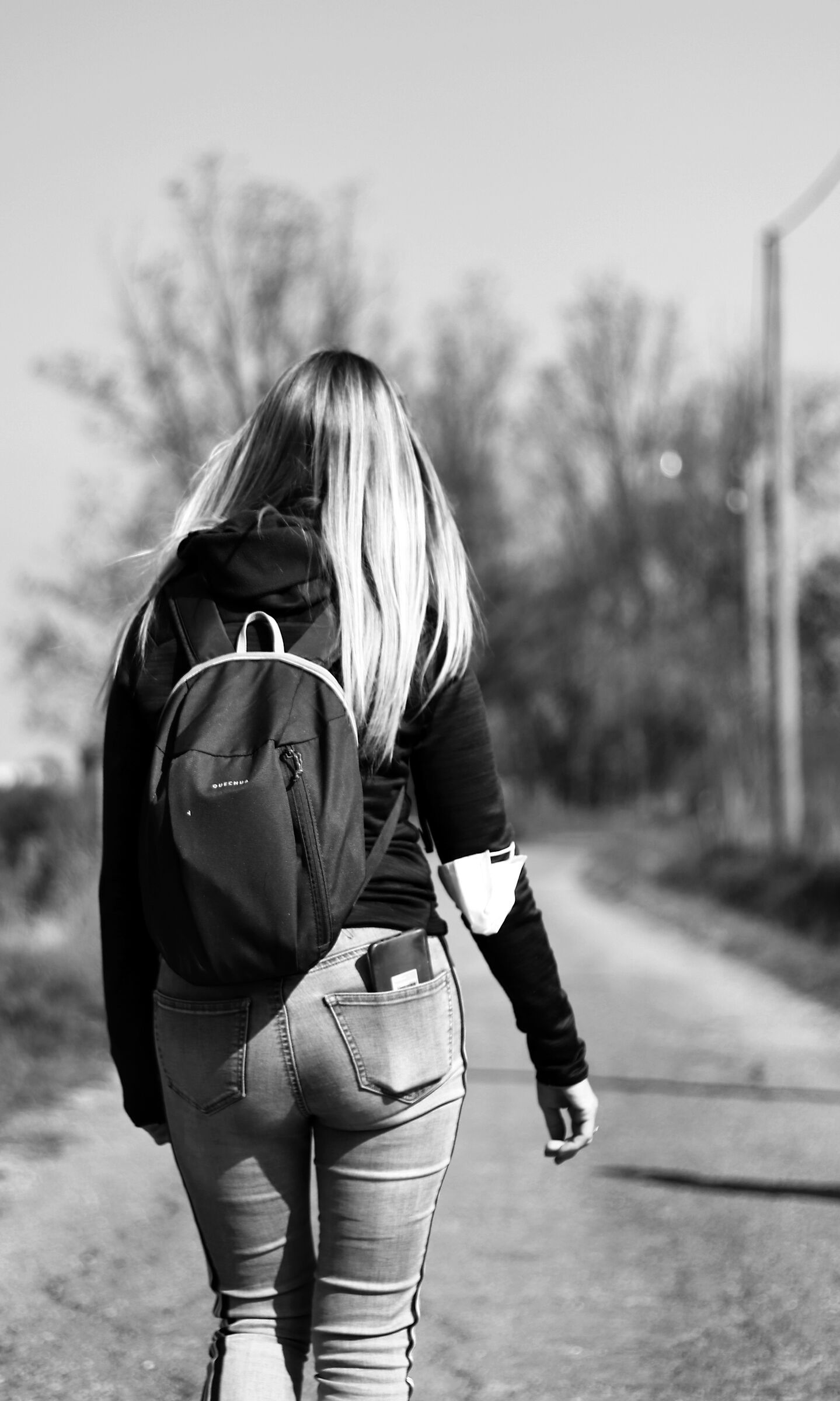 Walking on the street