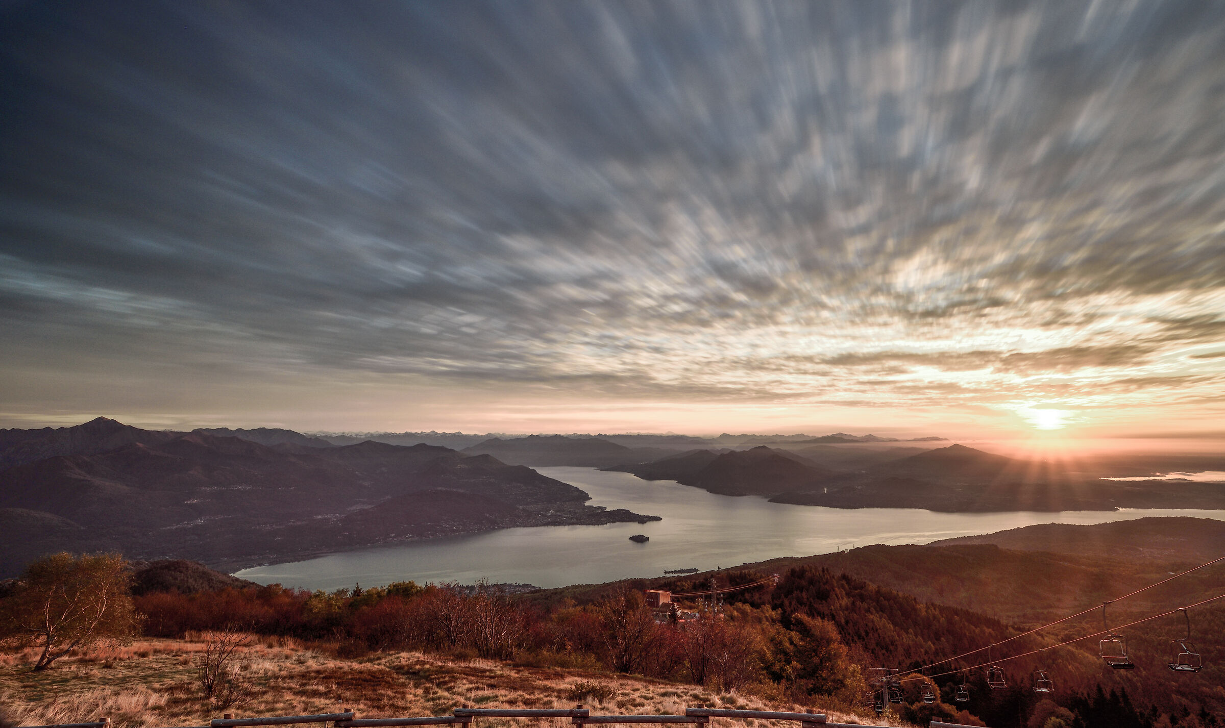 sunrise from Mottarone 2020