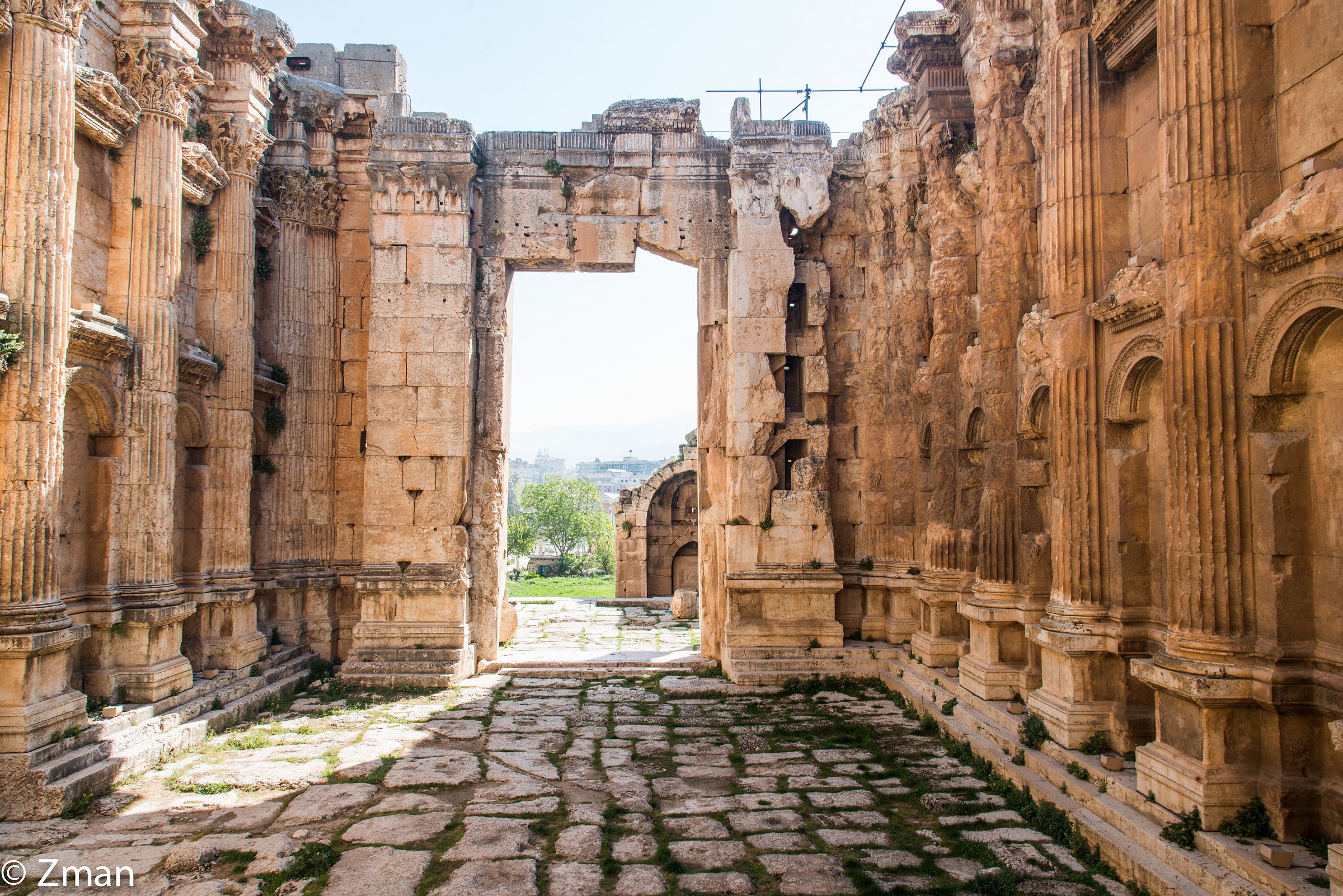 Inside Bacchus Temple Remains ,Baalbak