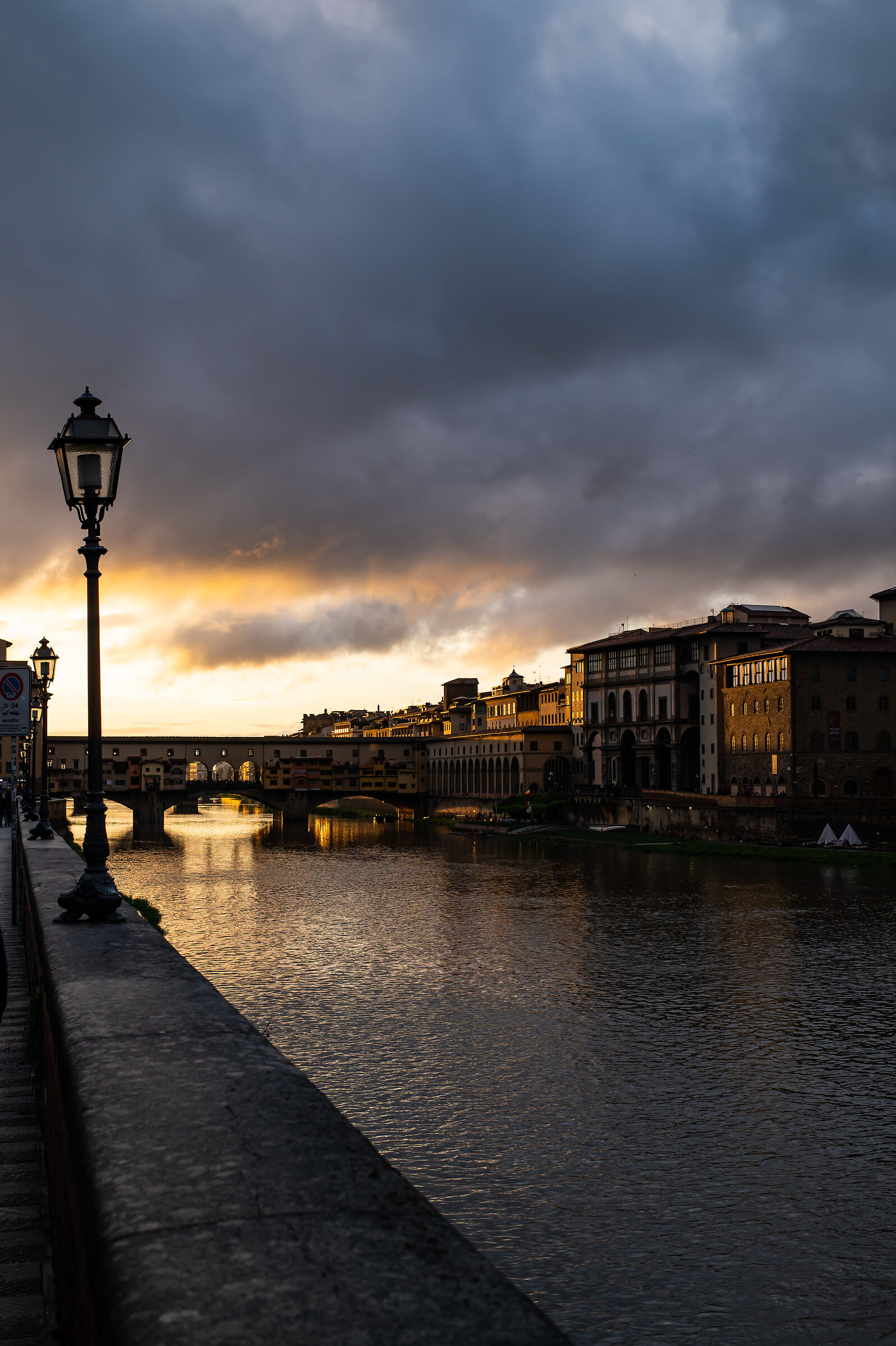 Tramonto su Ponte Vecchio