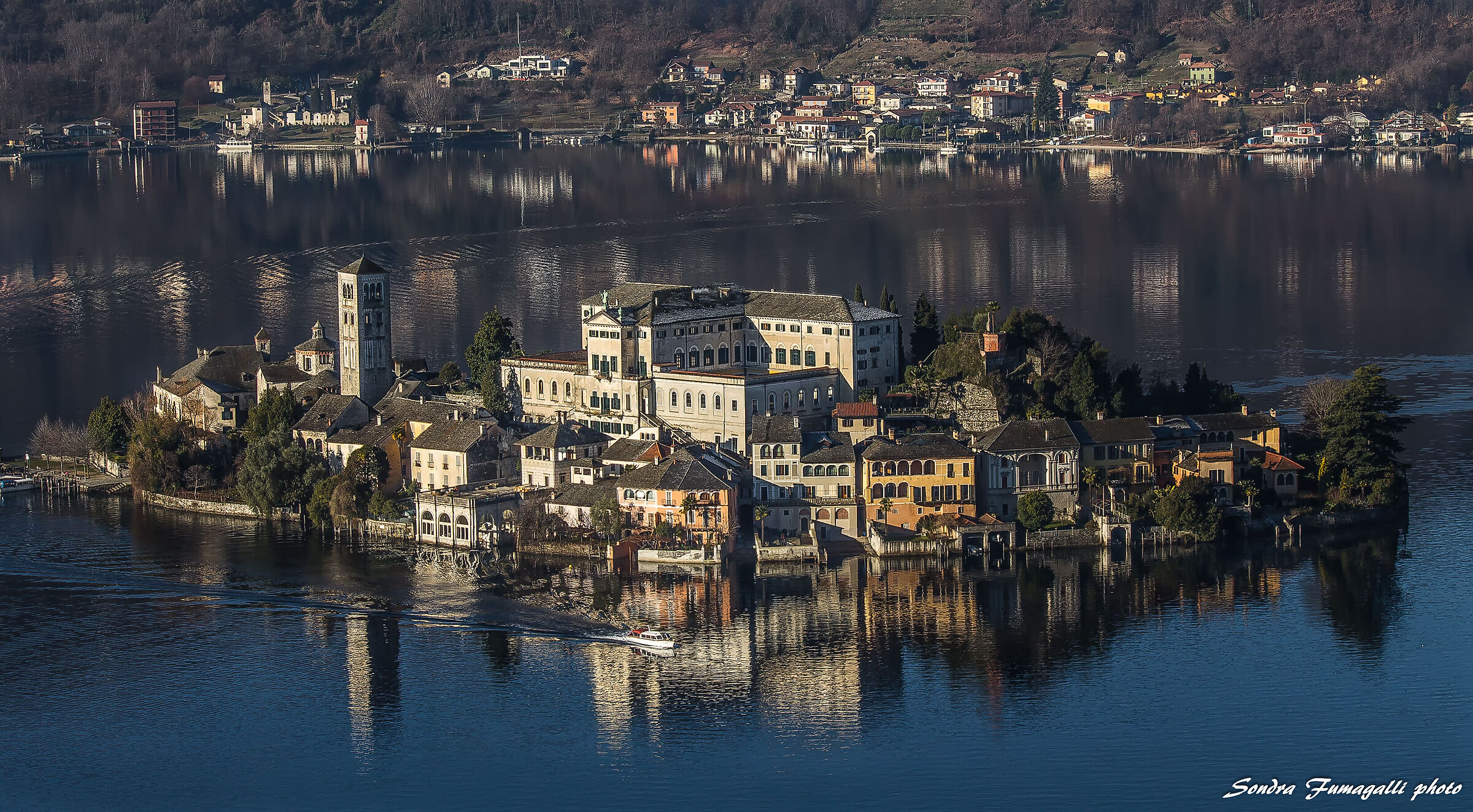 Island San Giulio Lake Dorta