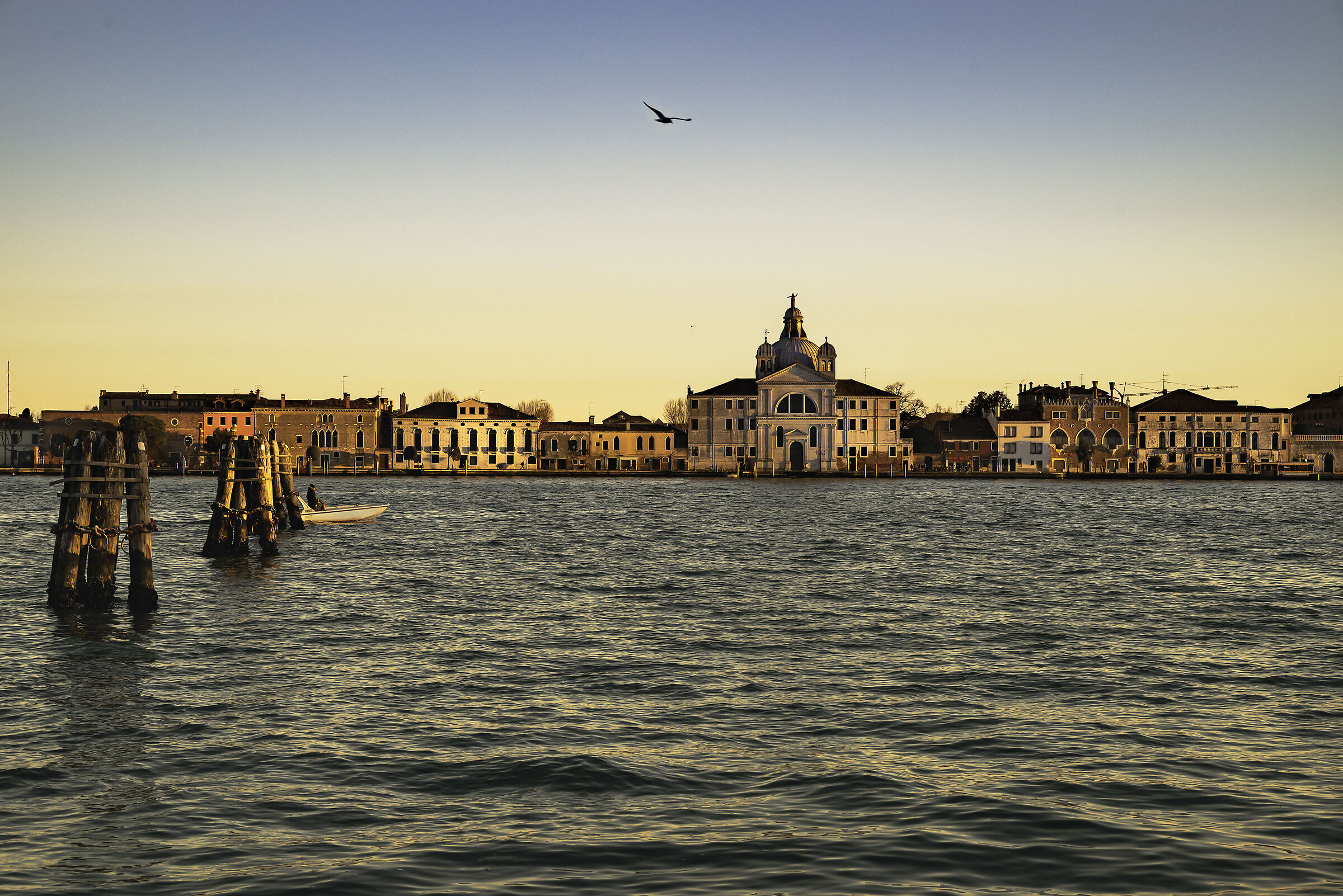 al tramonto