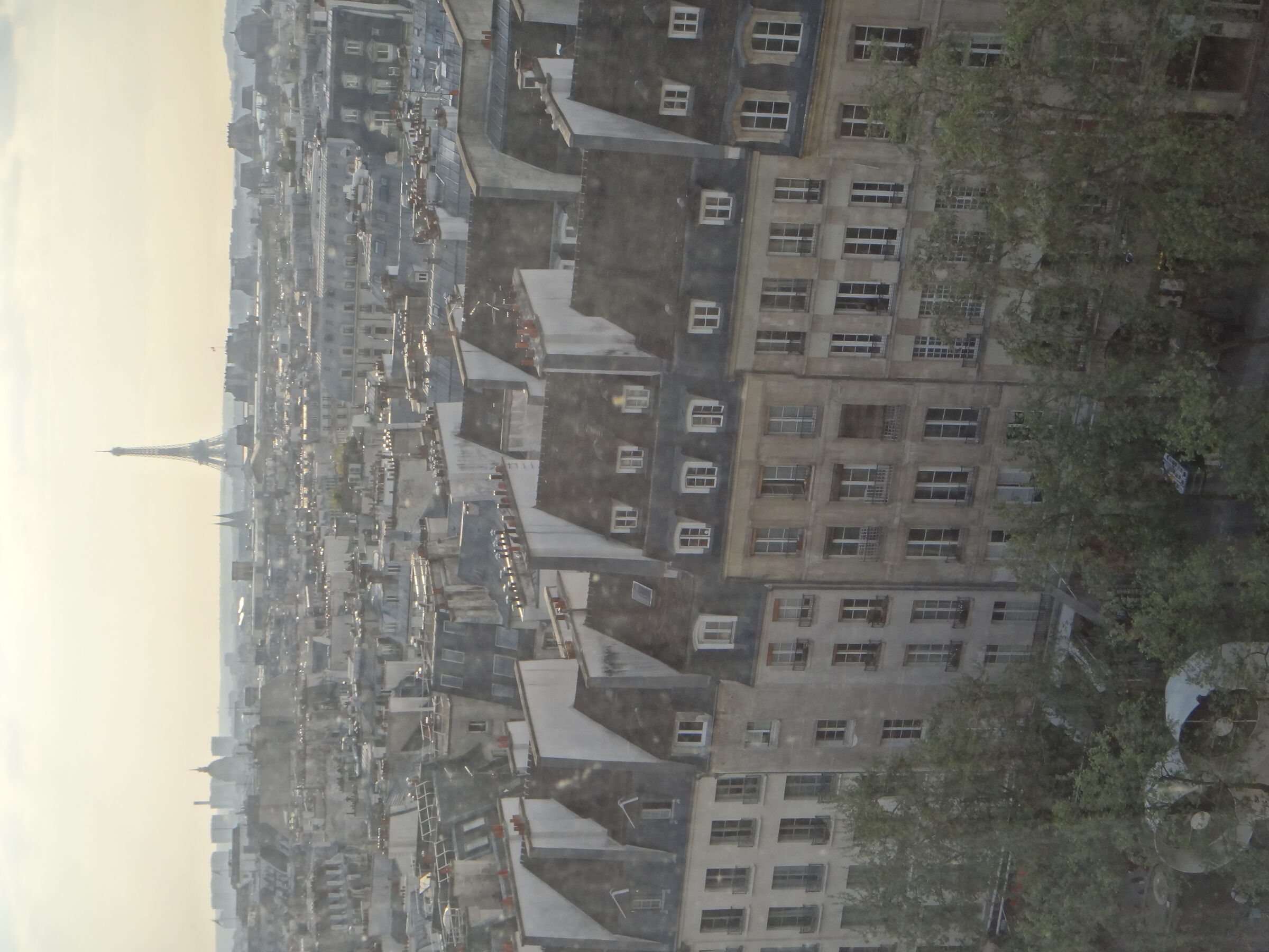 Paris from the Pompidou center tunnel